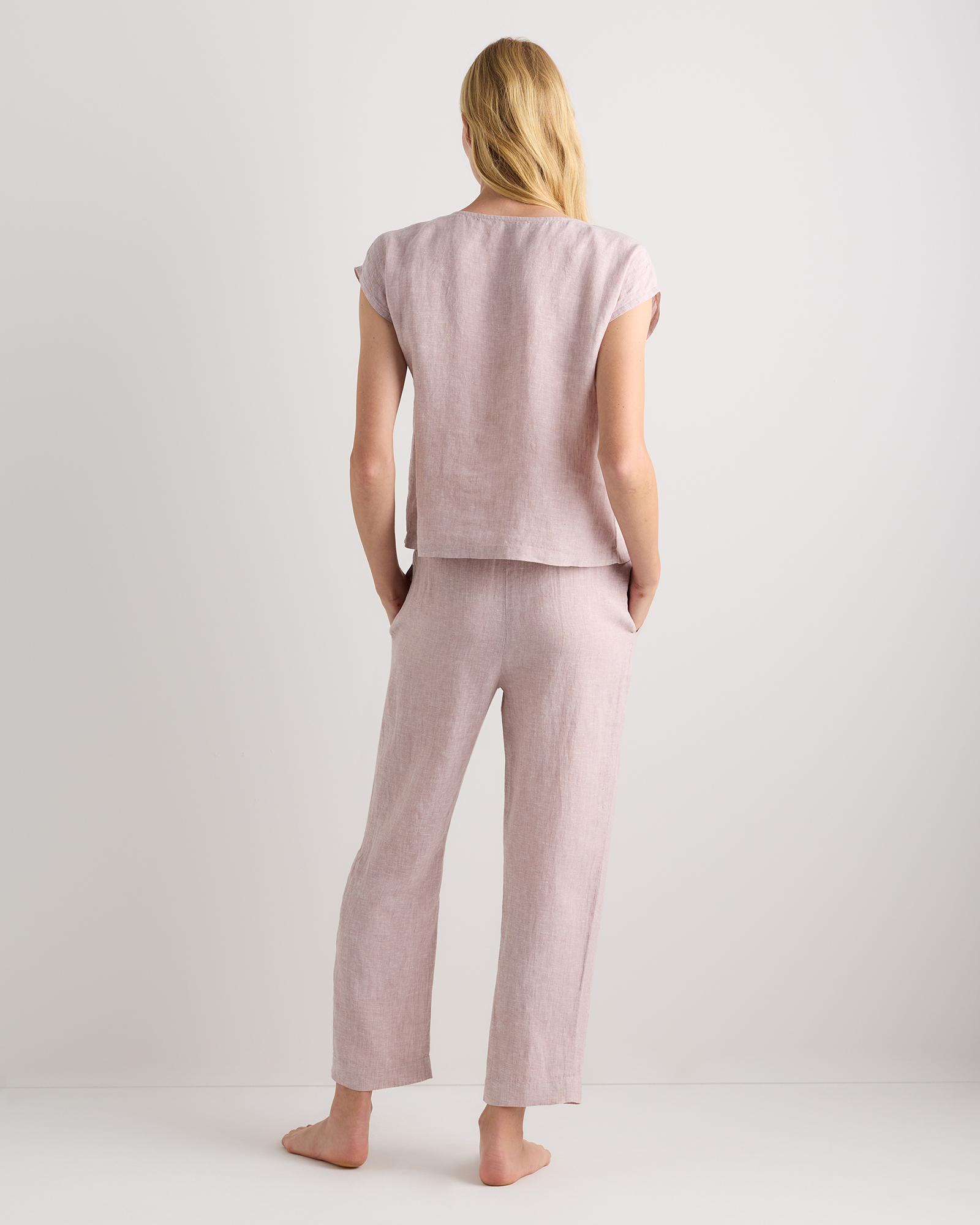 100% European Linen Pajama Set — Image 49