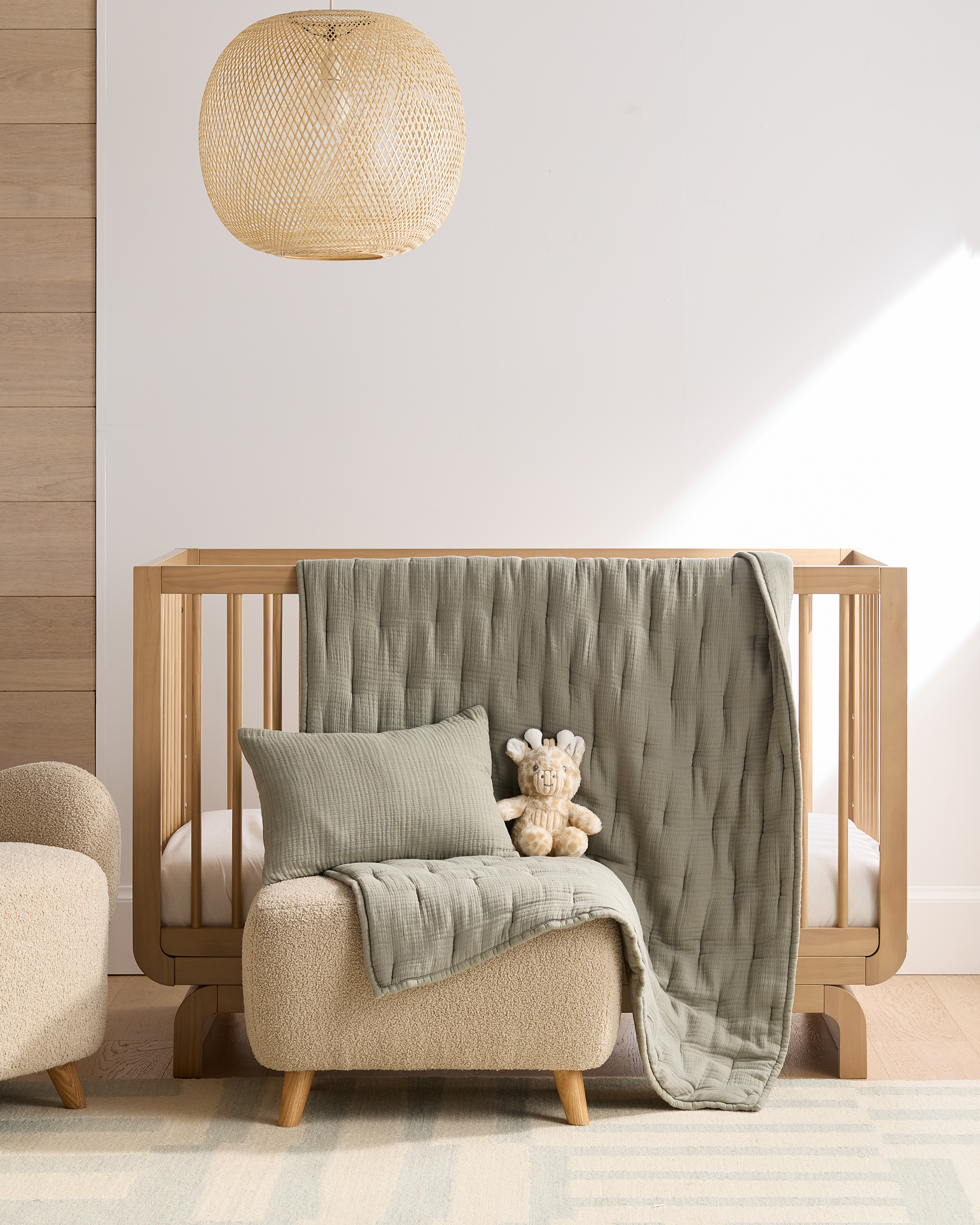 Organic Cotton Gauze Toddler Quilt — Image 4