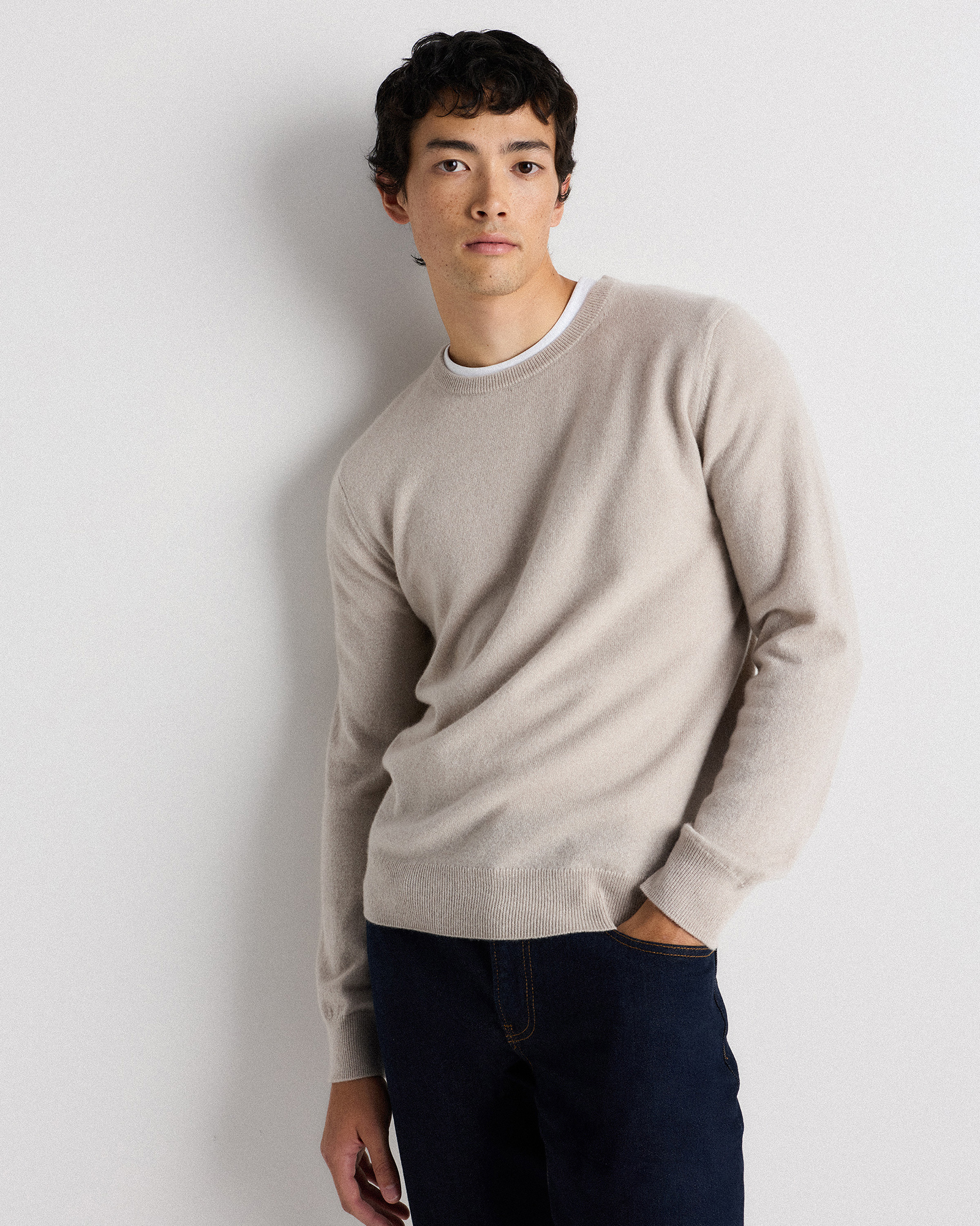 Mongolian Cashmere Crewneck Sweater — Image 32