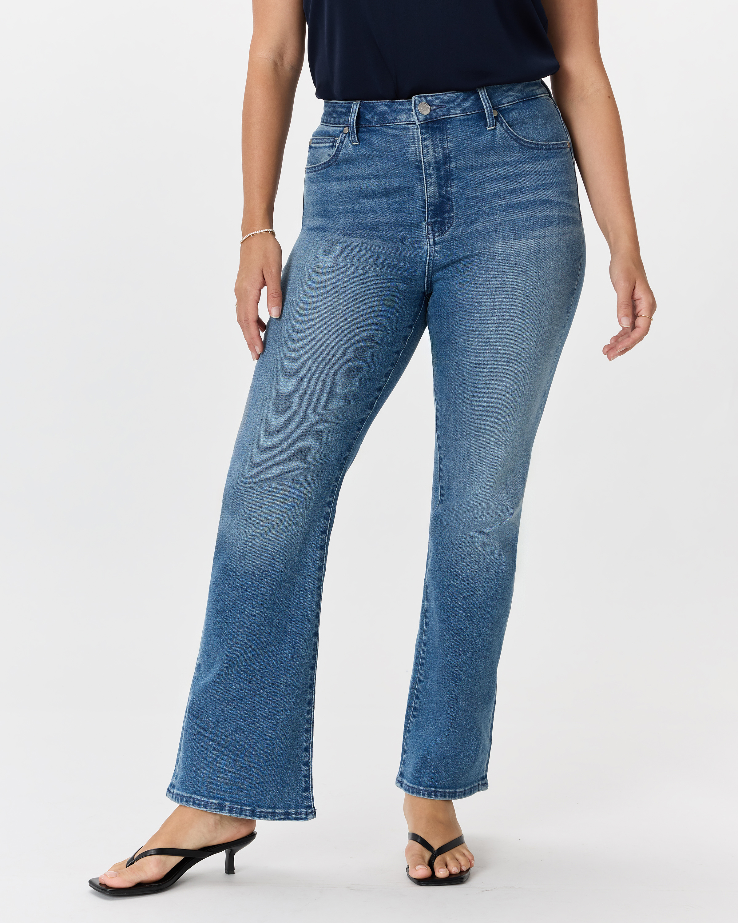 Bella Stretch Kick Flare Jeans — Image 56