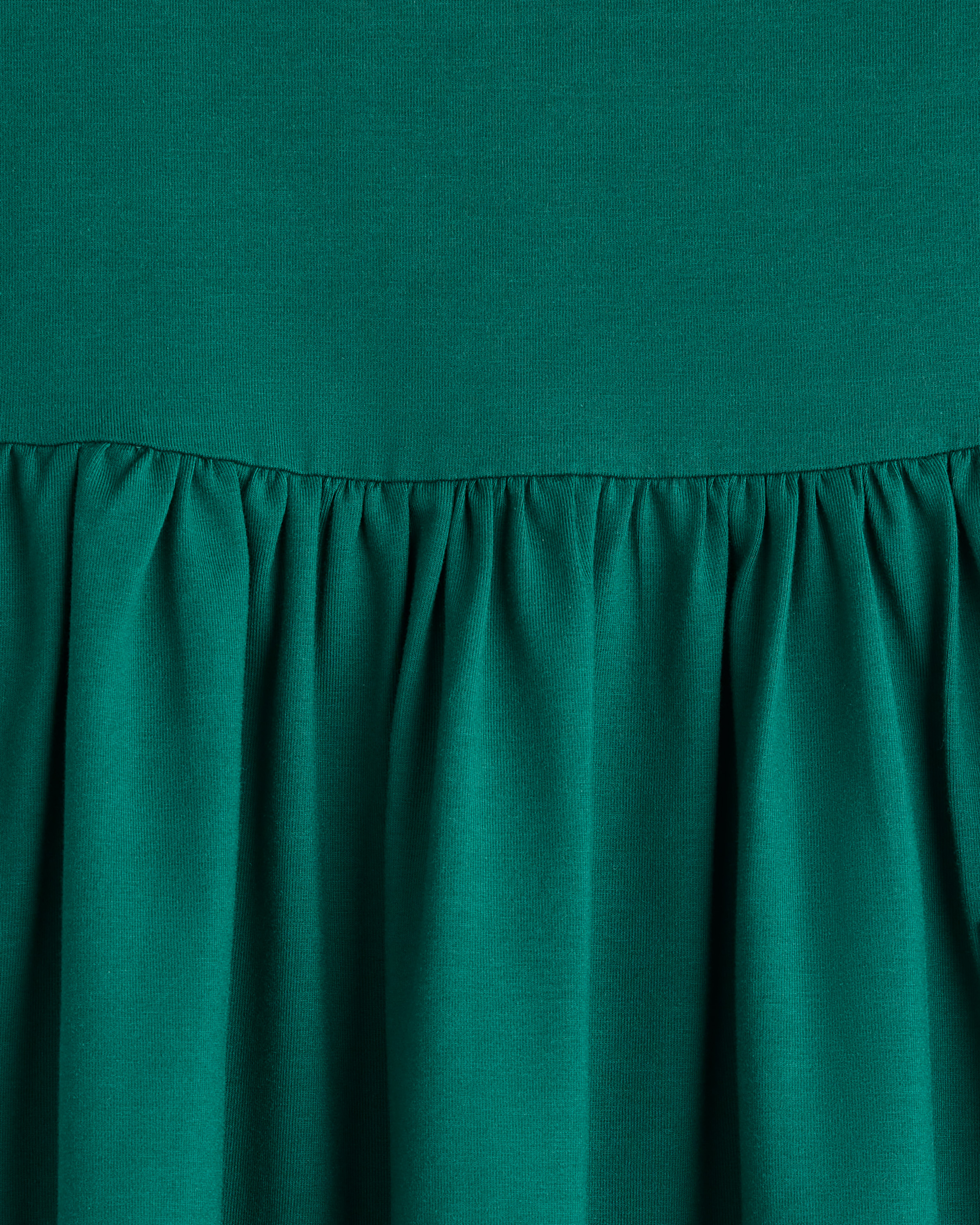 Organic Cotton Long Sleeve Fit and Flare Pocket Dress — Image 3