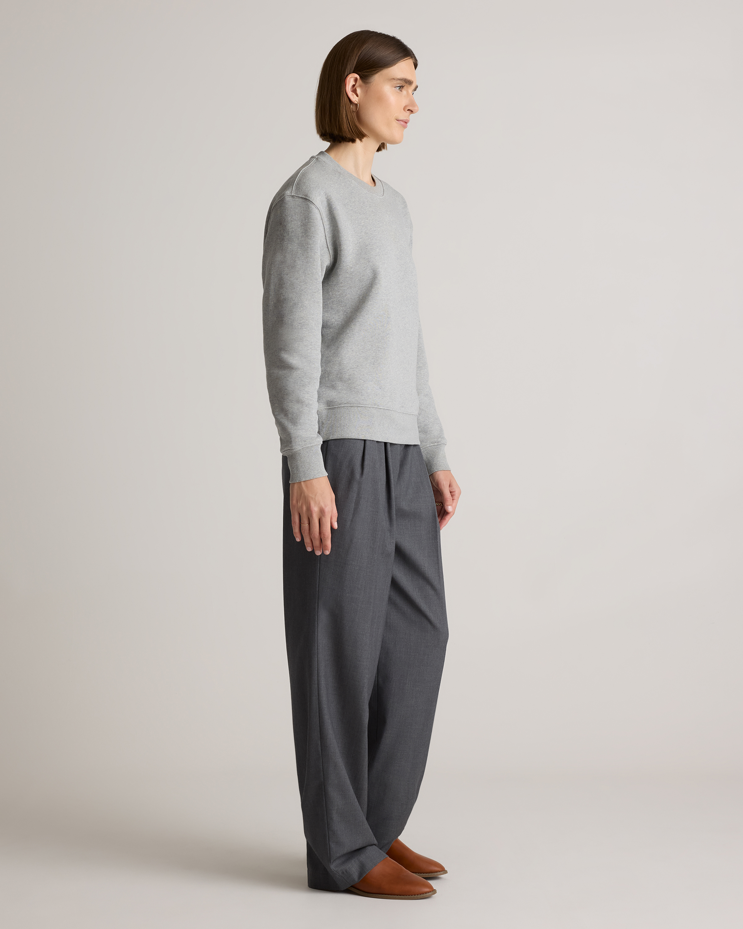 Organic Heavyweight Fleece Crew — Image 9