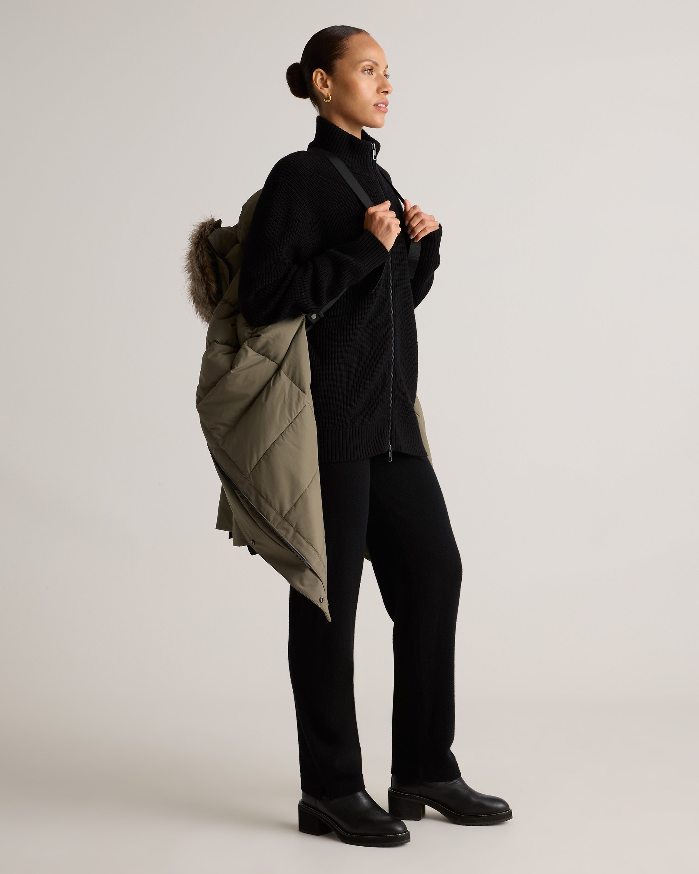 Responsible Down Hooded Long Parka — Image 32