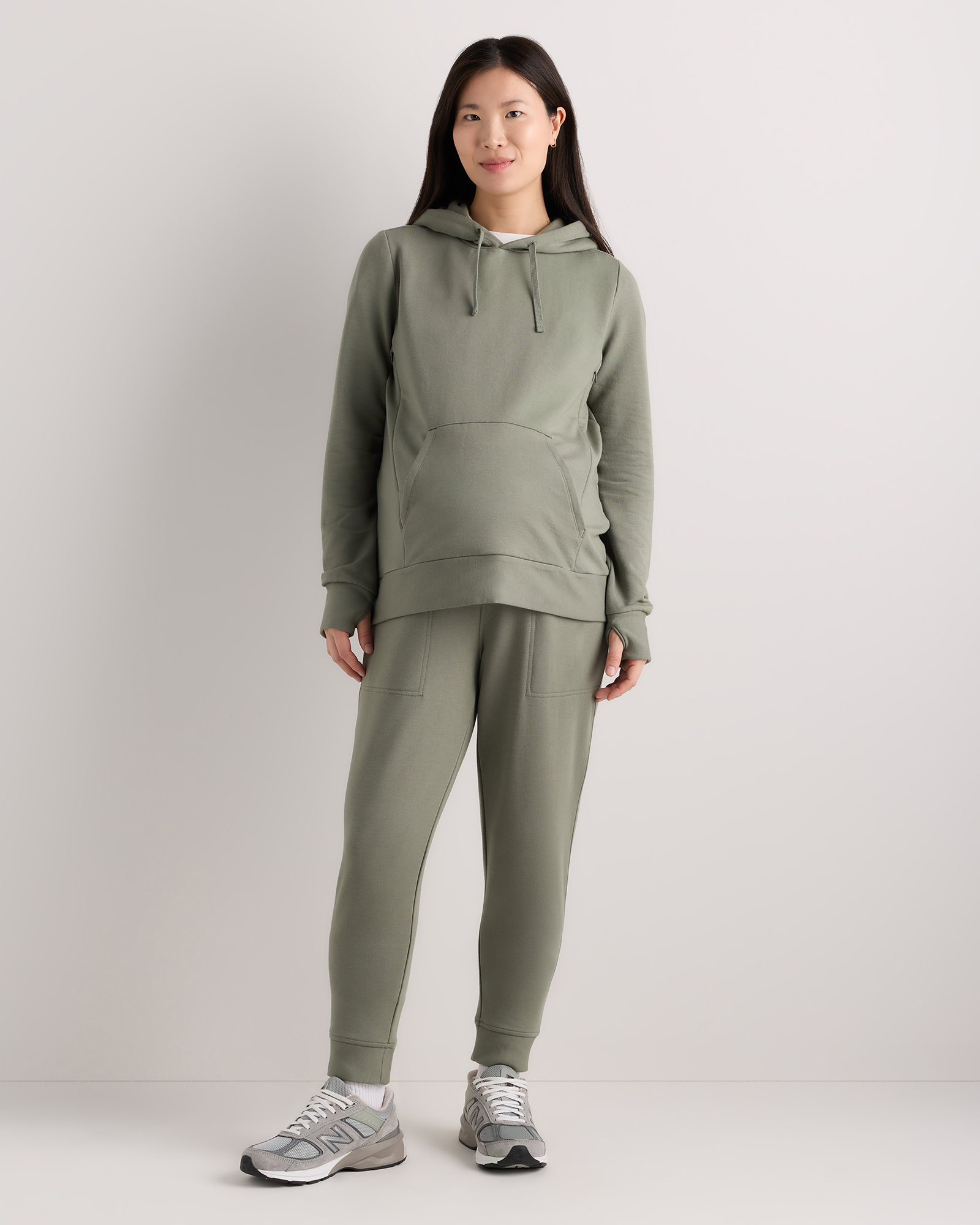 SuperSoft Fleece Maternity & Nursing Hoodie — Image 27