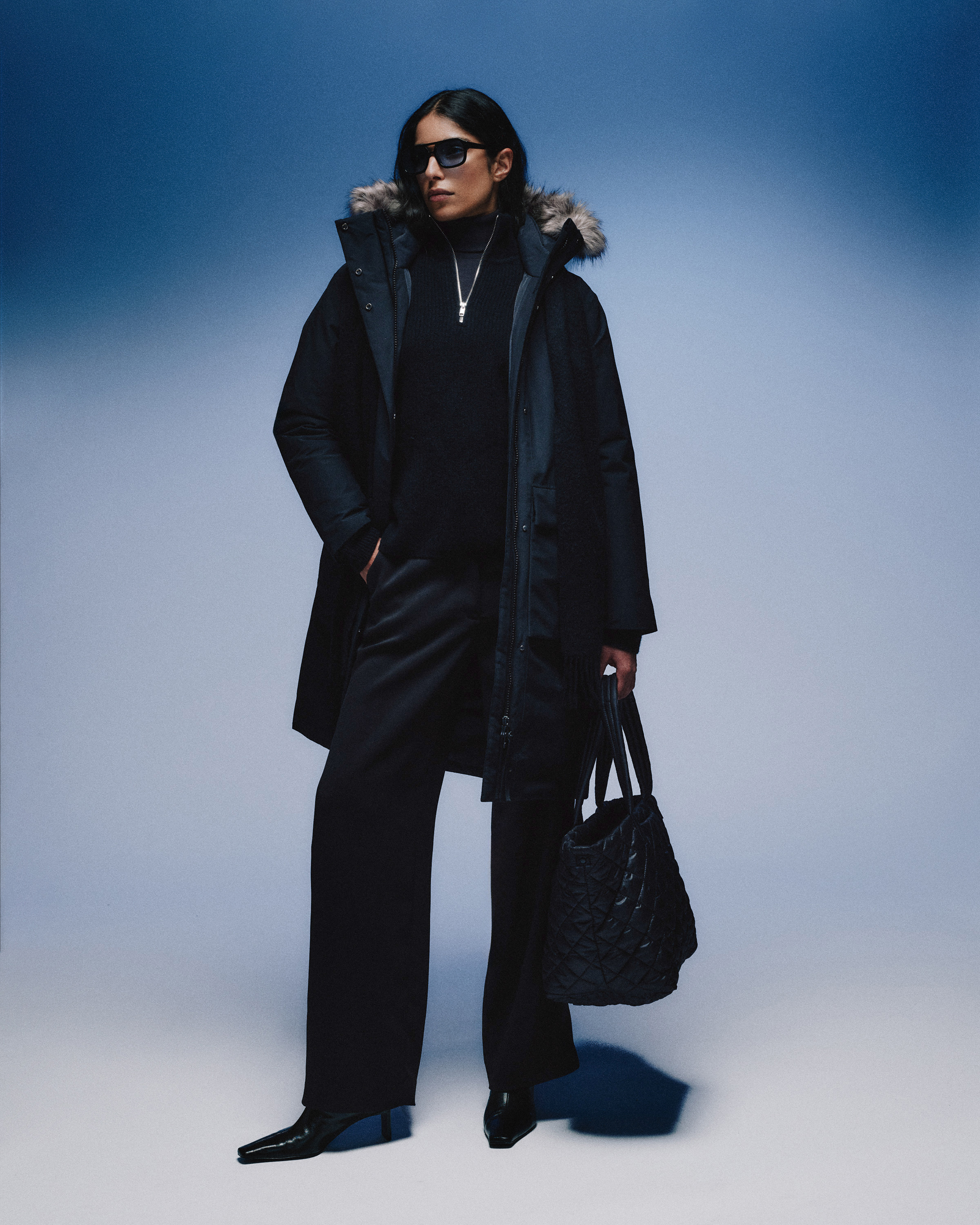Responsible Down Hooded Long Parka — Image 10