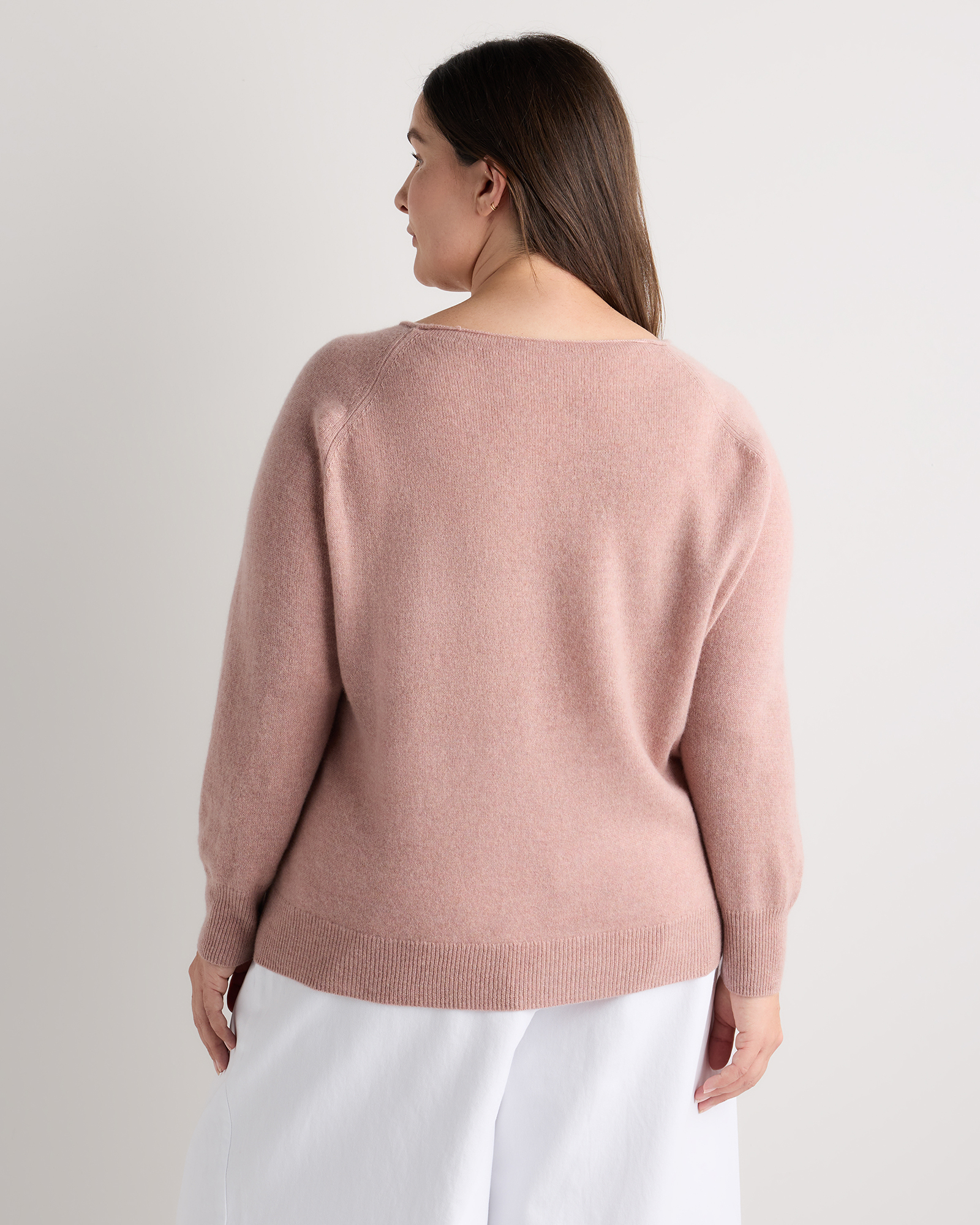 Mongolian Cashmere Boatneck Sweater — Image 18