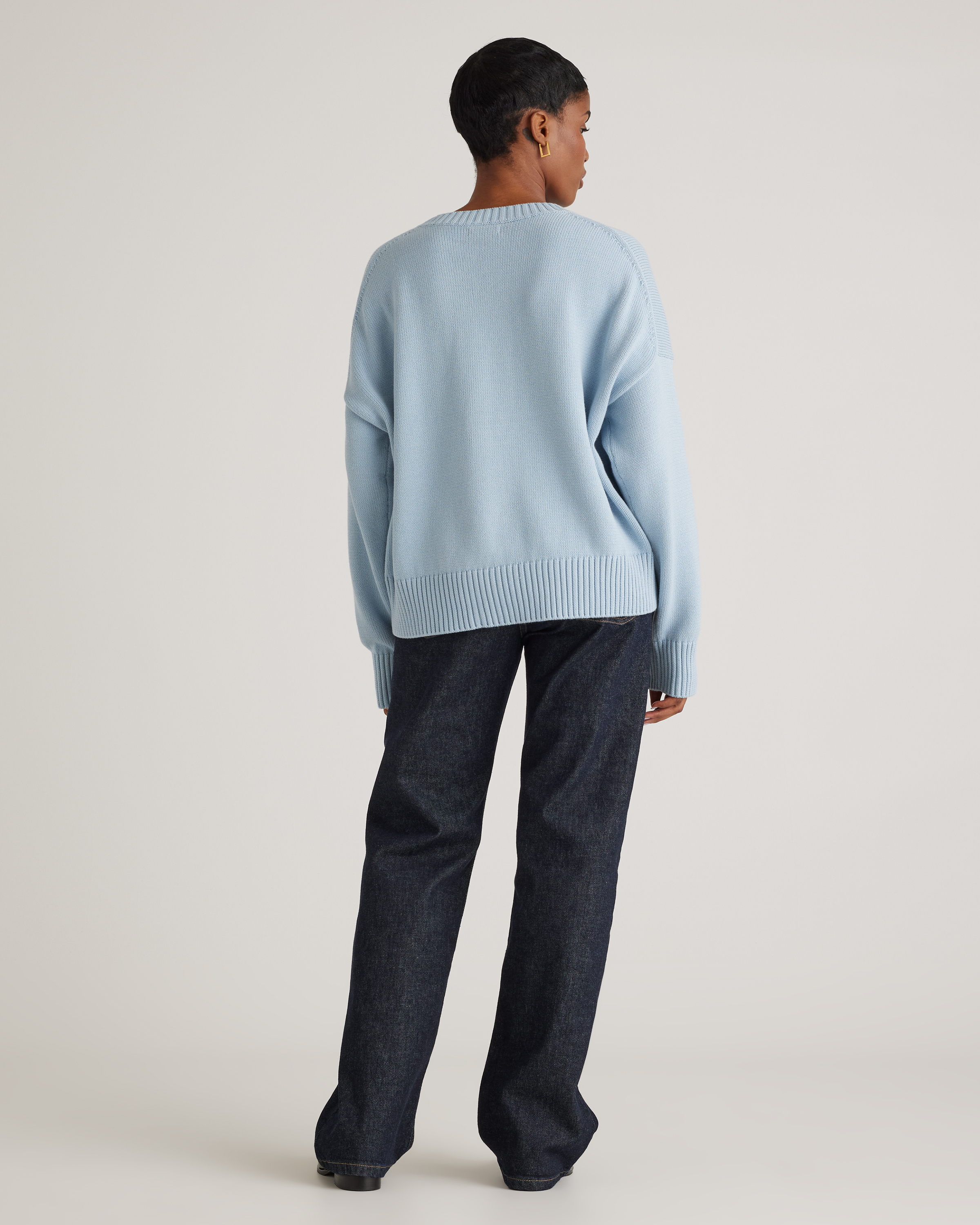 100% Organic Cotton Boyfriend Crew Sweater — Image 21