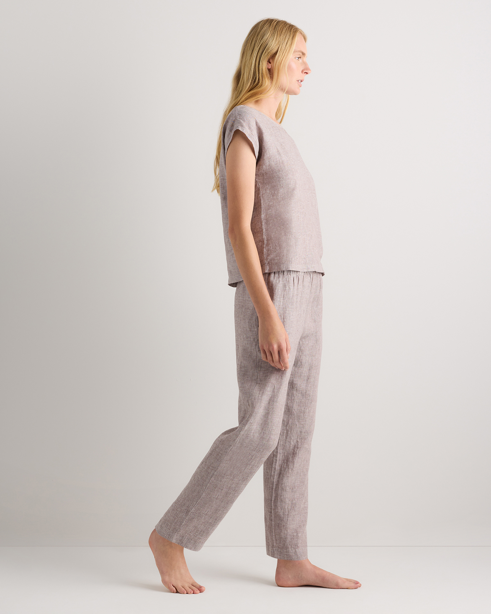 100% European Linen Pajama Set — Image 47