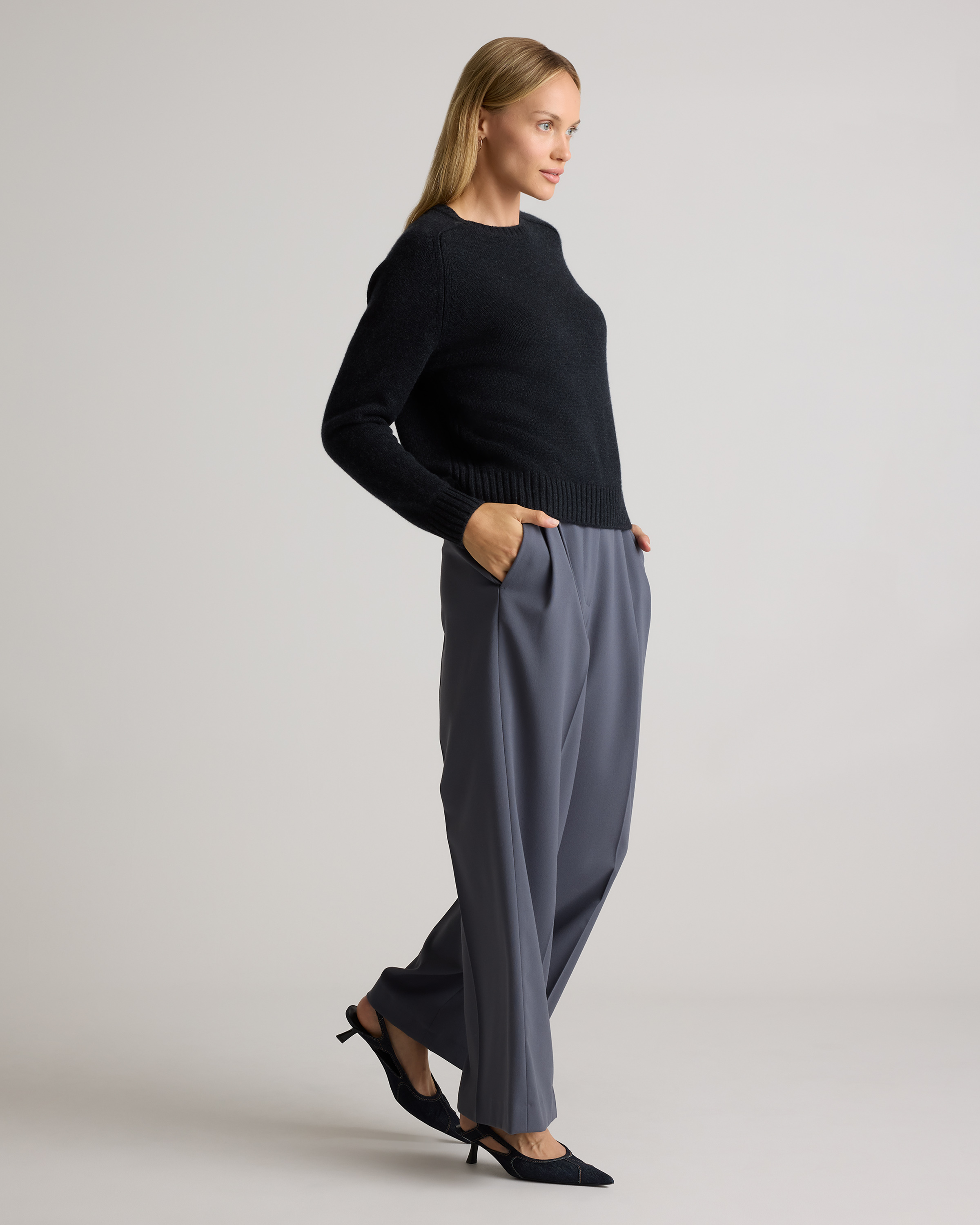 Luxe Baby Cashmere Crewneck Sweater — Image 26