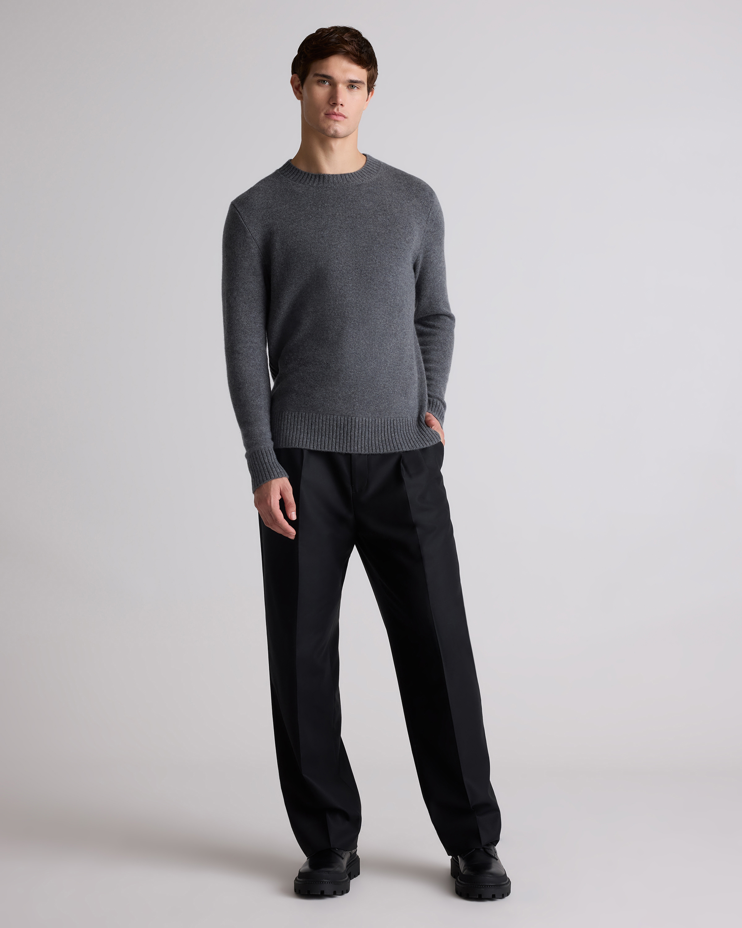 Luxe Baby Cashmere Crewneck Sweater — Image 22