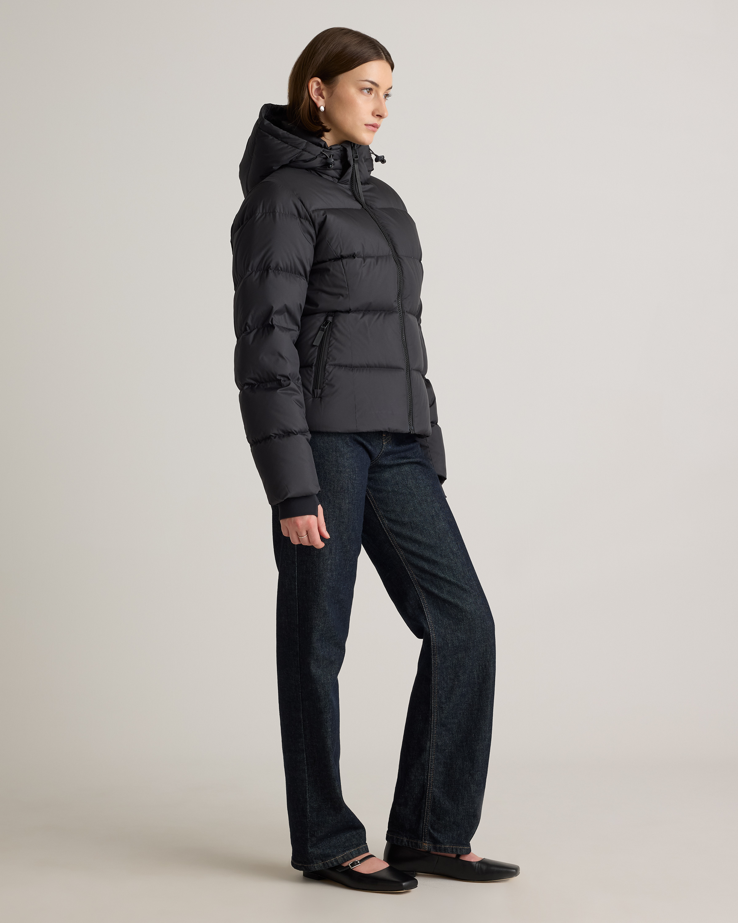 Responsible Down Cinch Waist Puffer Jacket — Image 17