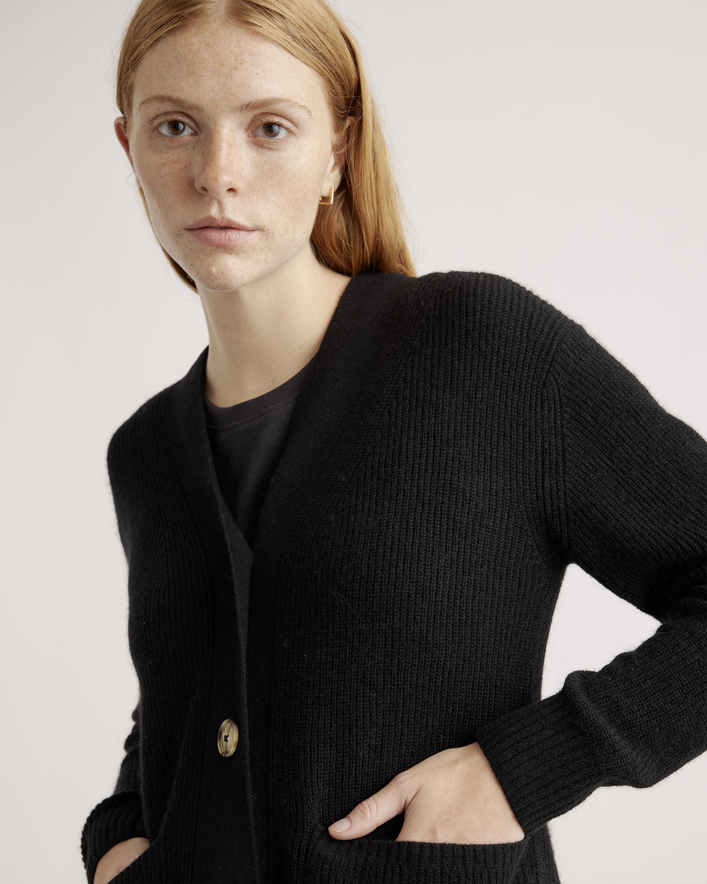 Baby Alpaca-Wool Oversized Cardigan — Image 4