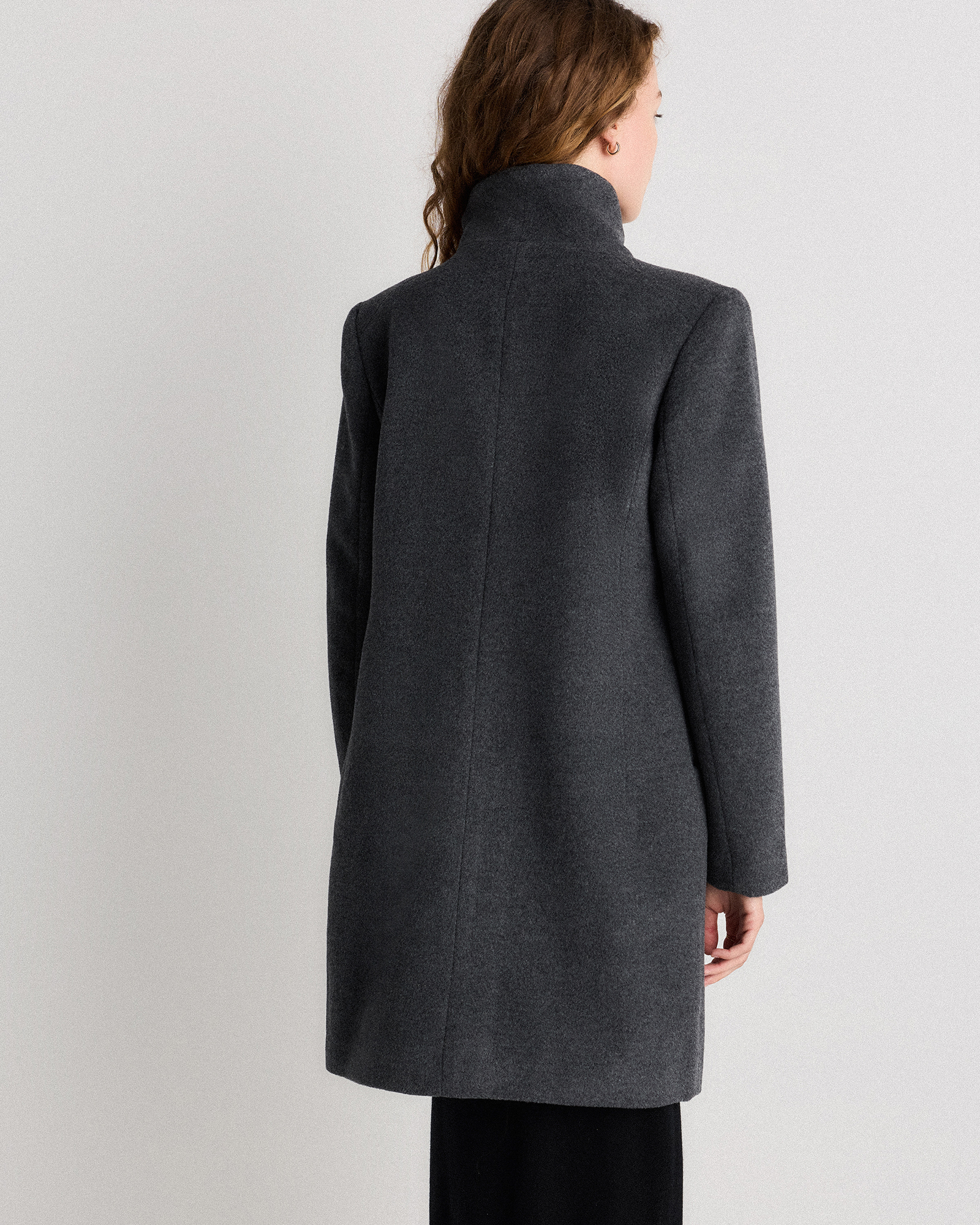 Wool Cashmere Cocoon Coat — Image 18