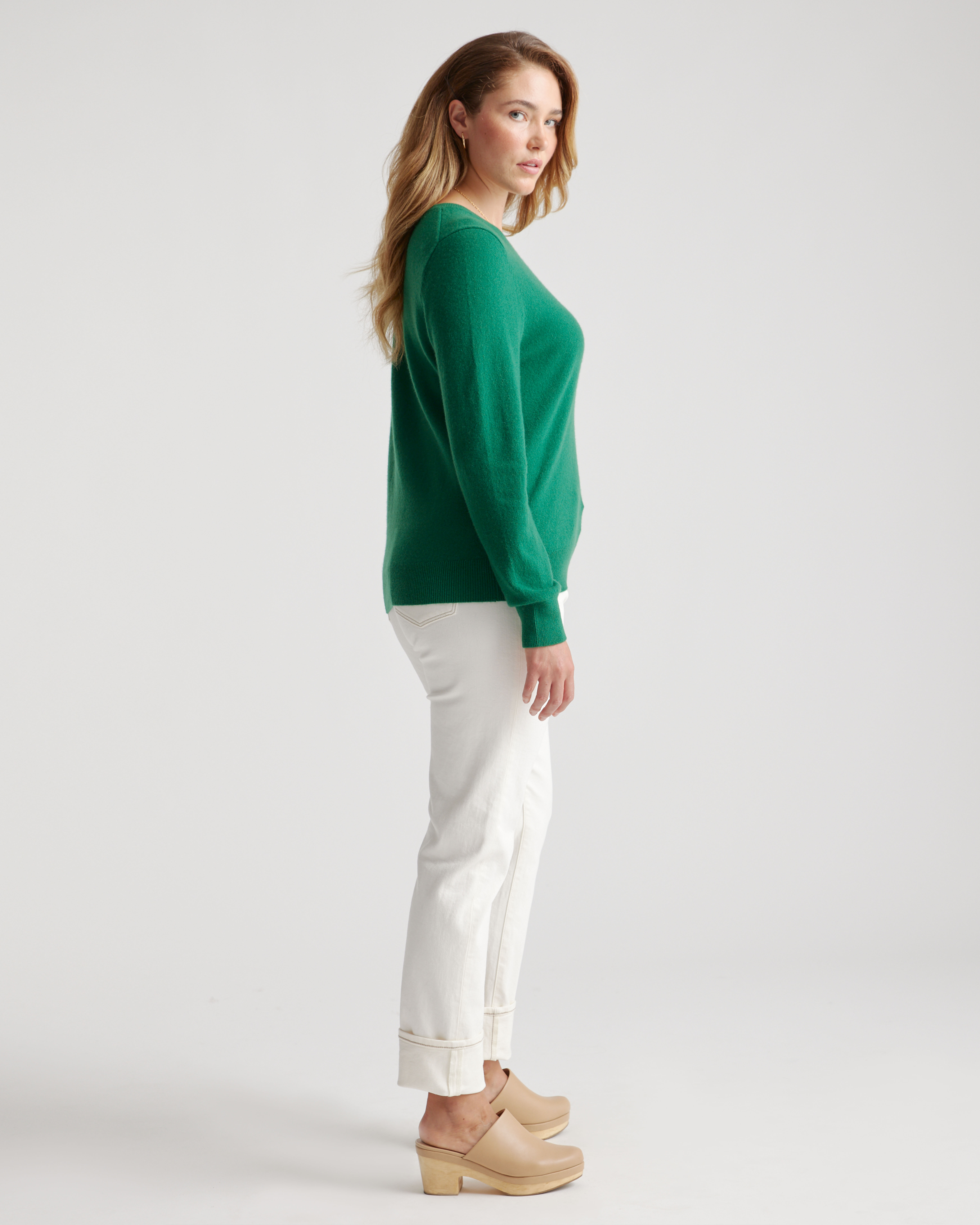 Mongolian Spring Cashmere Crewneck Sweater — Image 8