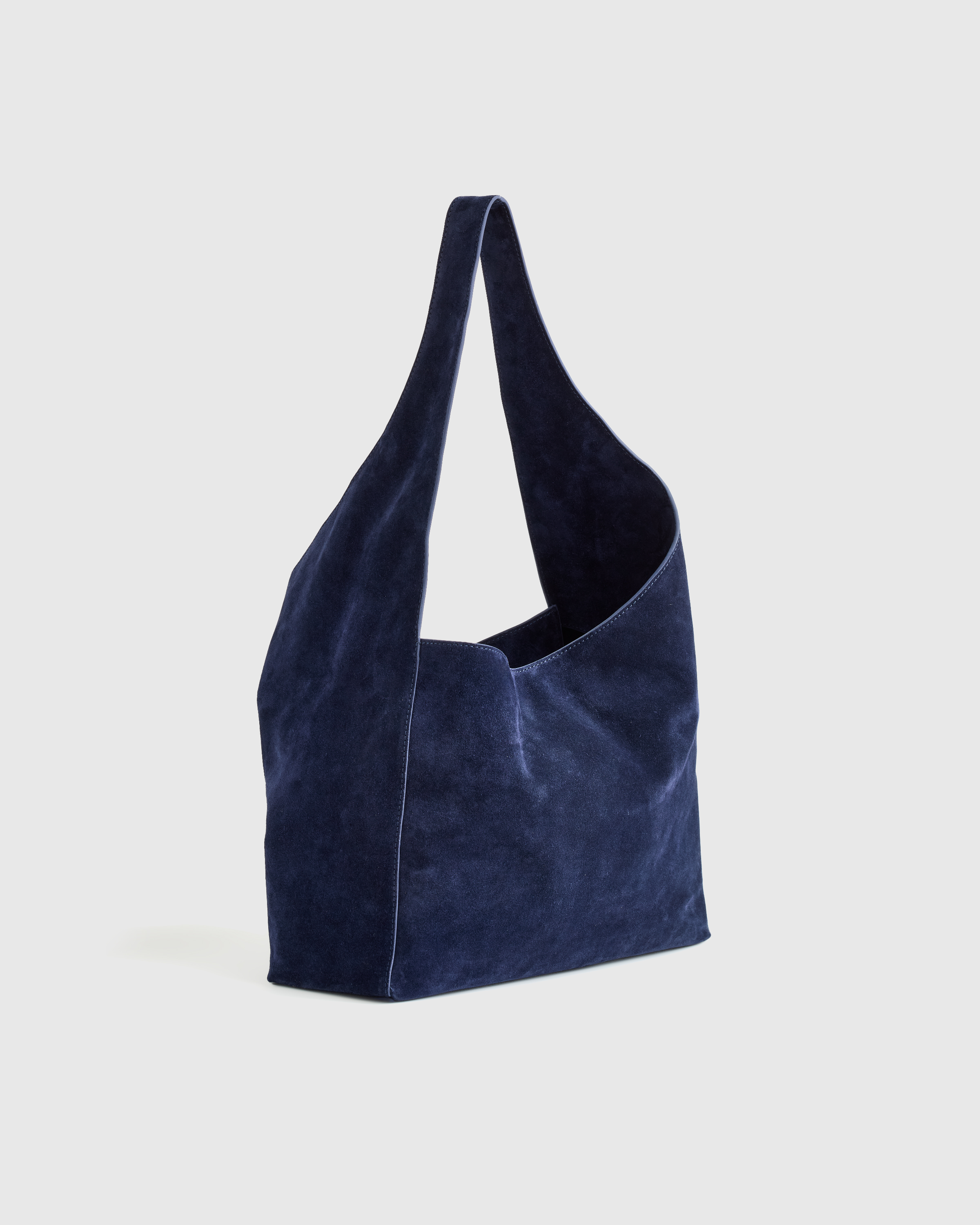 Italian Suede Slouchy Shoulder Bag — Image 29
