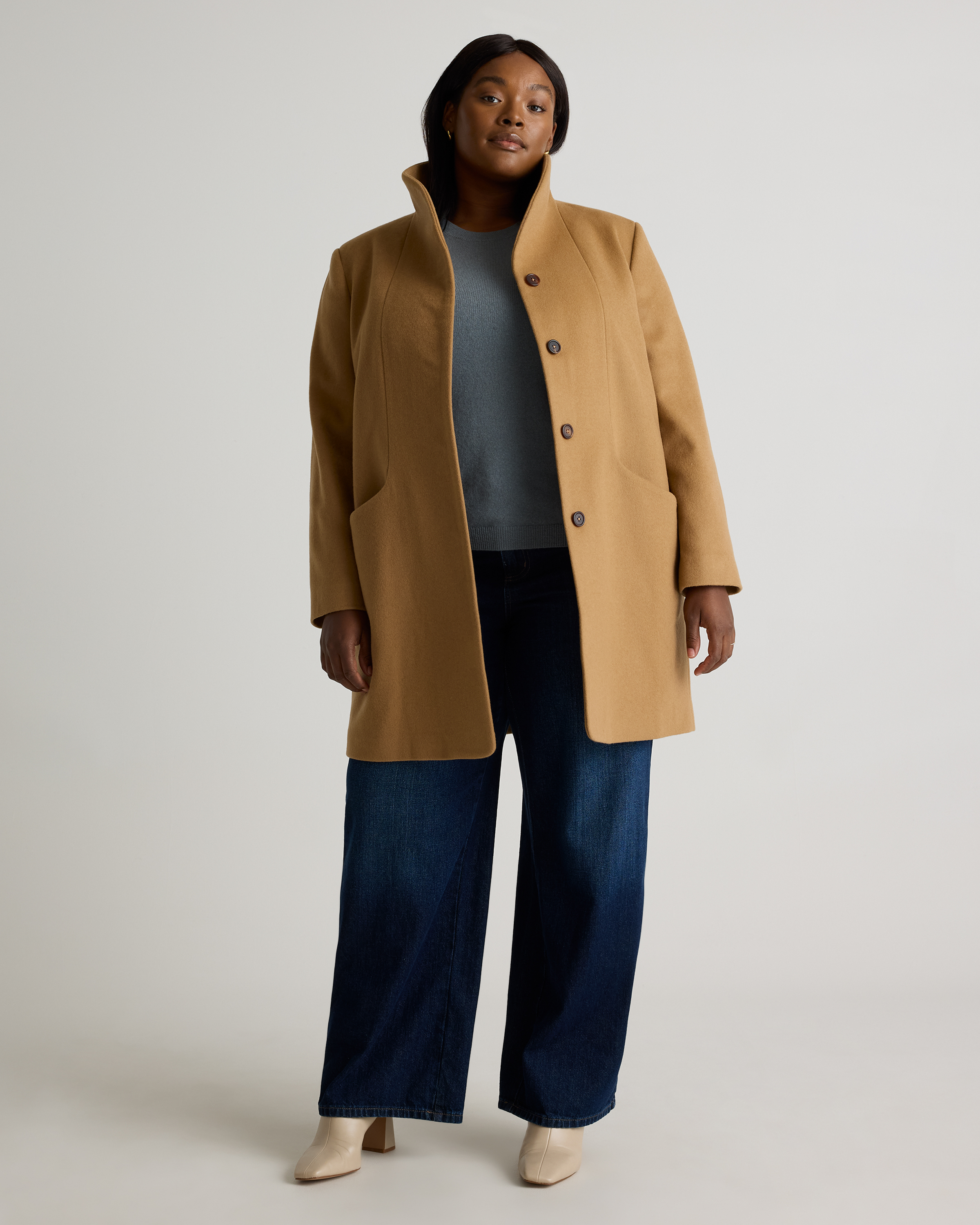 Italian Wool Cocoon Coat — Image 15