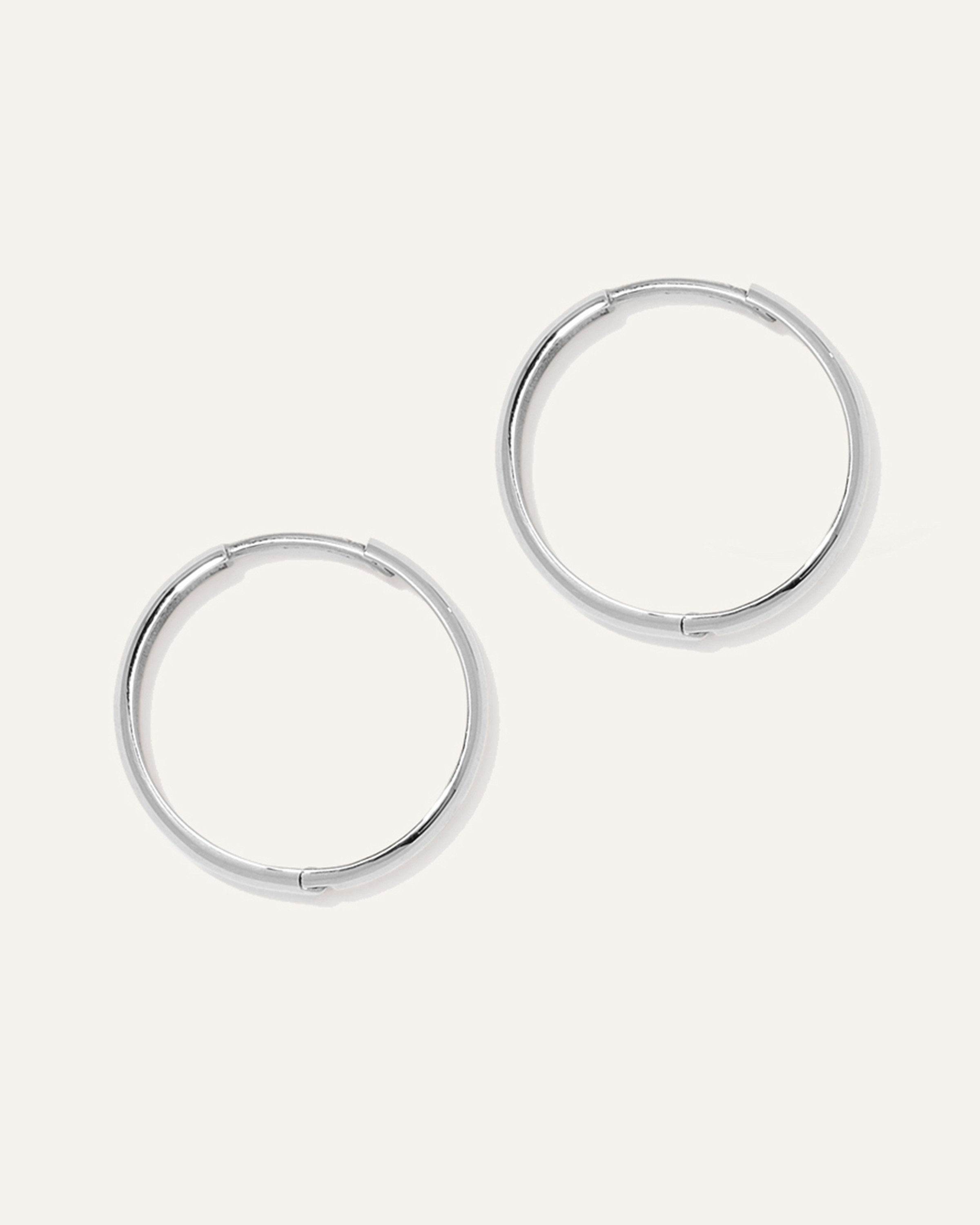14K Gold Bold Hoops — Image 6