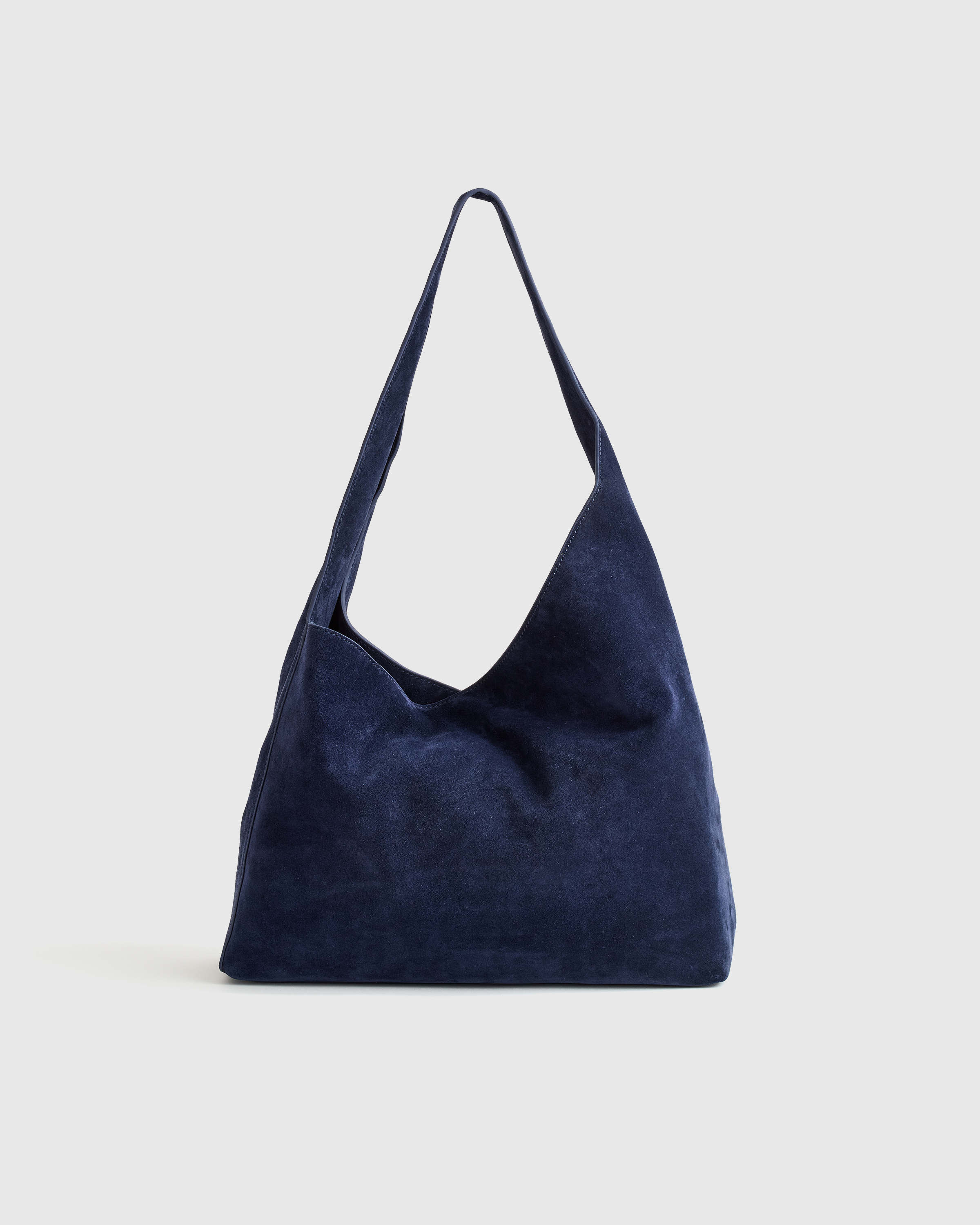 Italian Suede Slouchy Shoulder Bag — Image 35