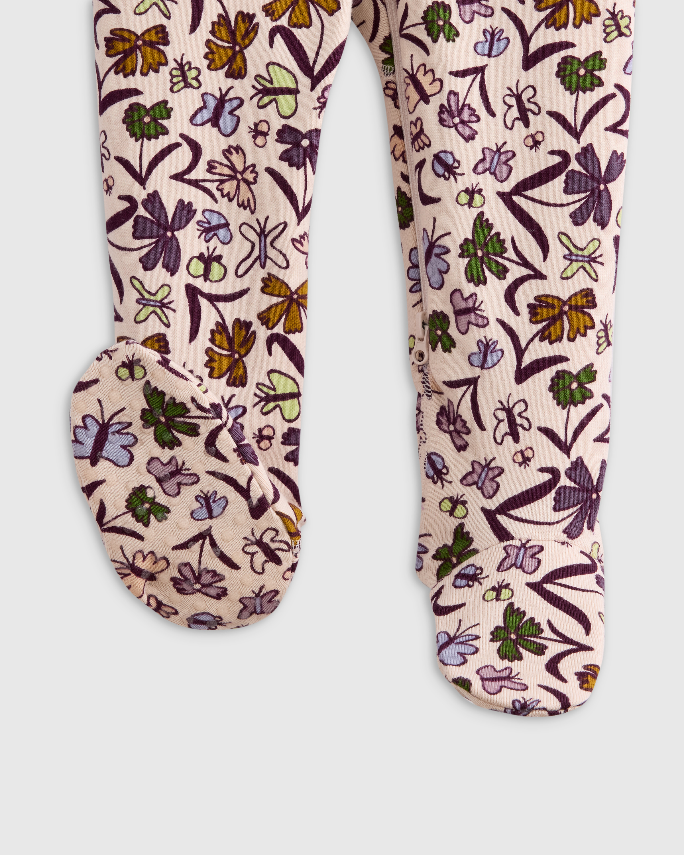 100% Organic Cotton Footie Pajama — Image 9