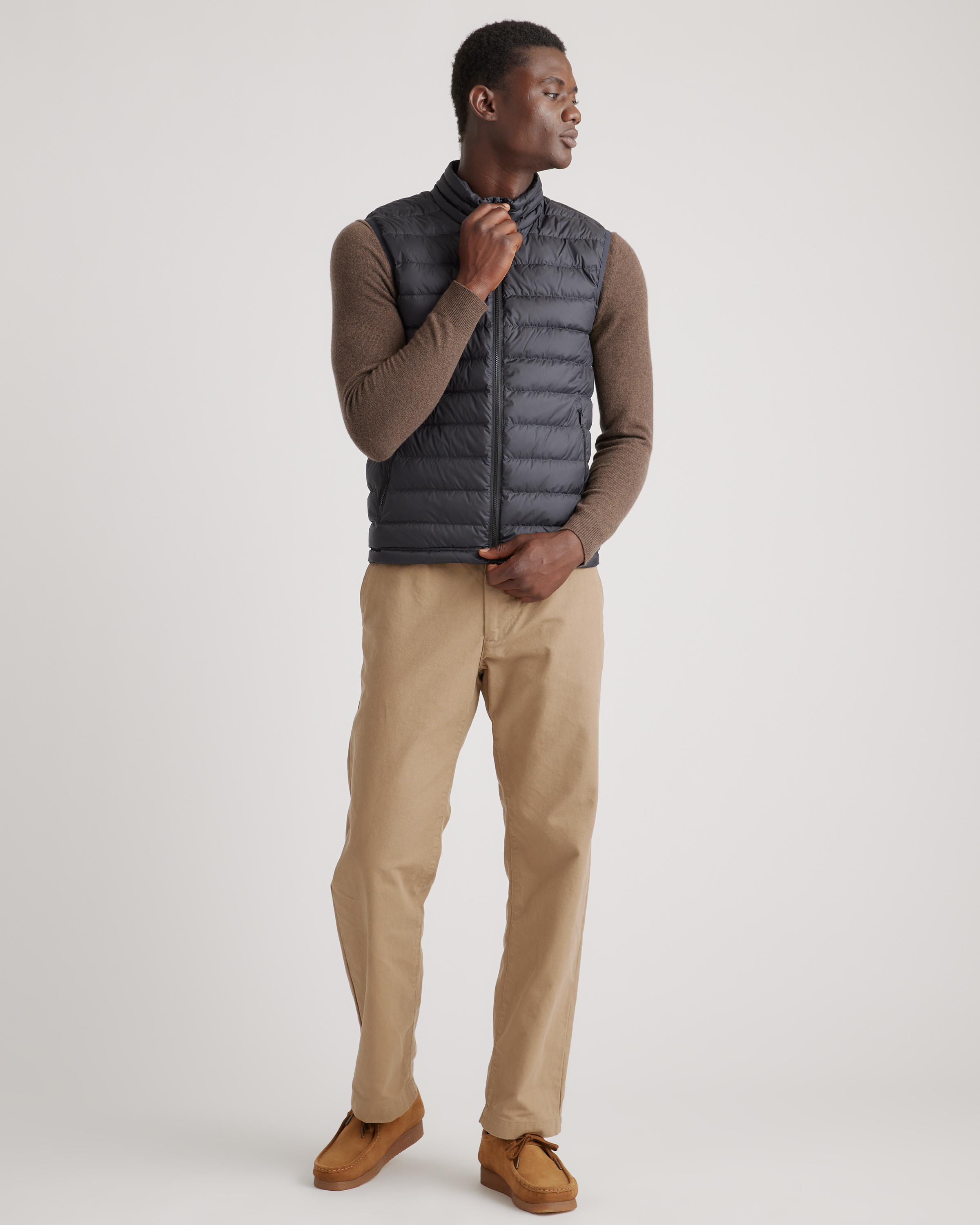 Lightweight Down Packable Puffer Vest — Image 9