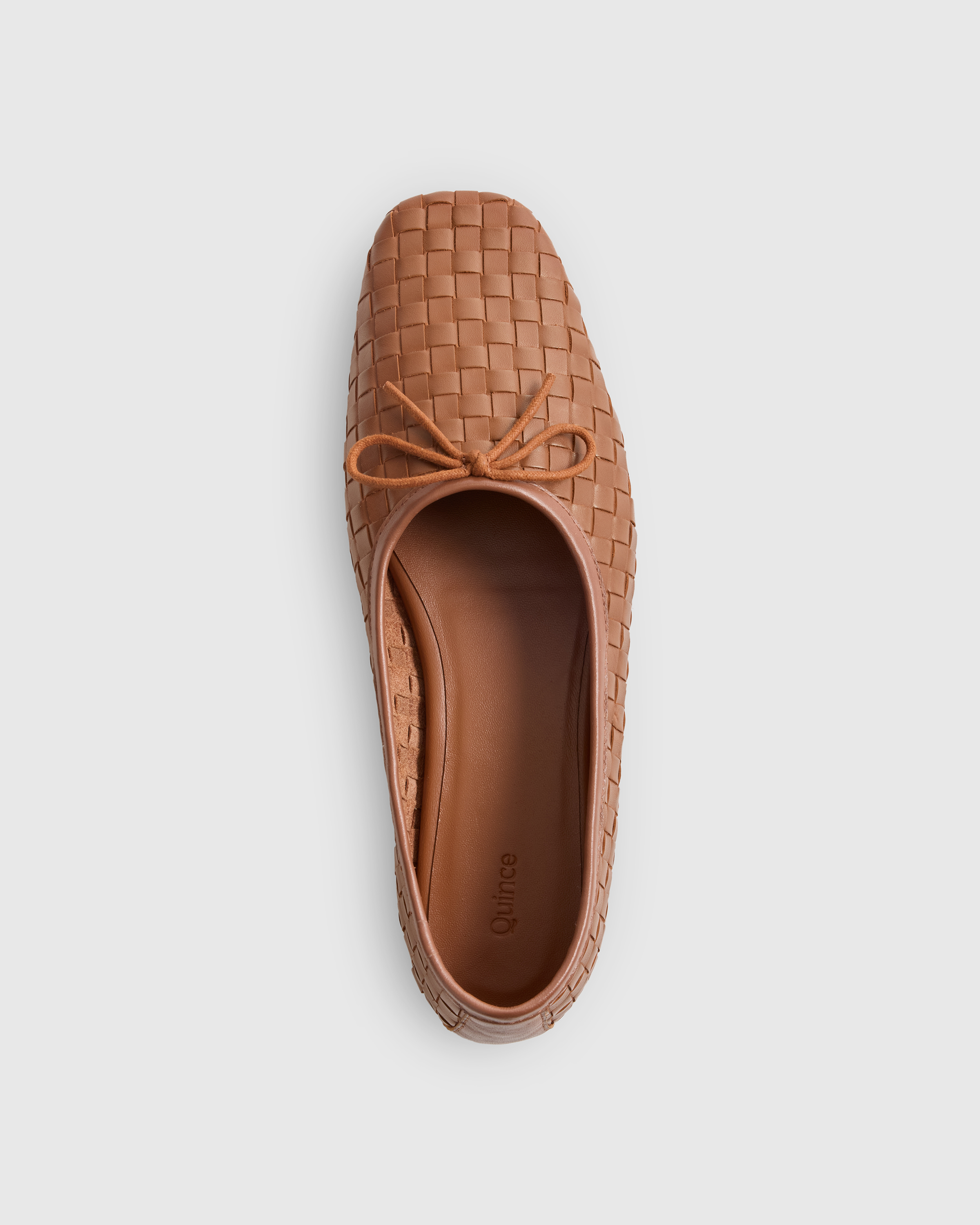 Italian Leather Handwoven Square Toe Ballet Flat — Image 19
