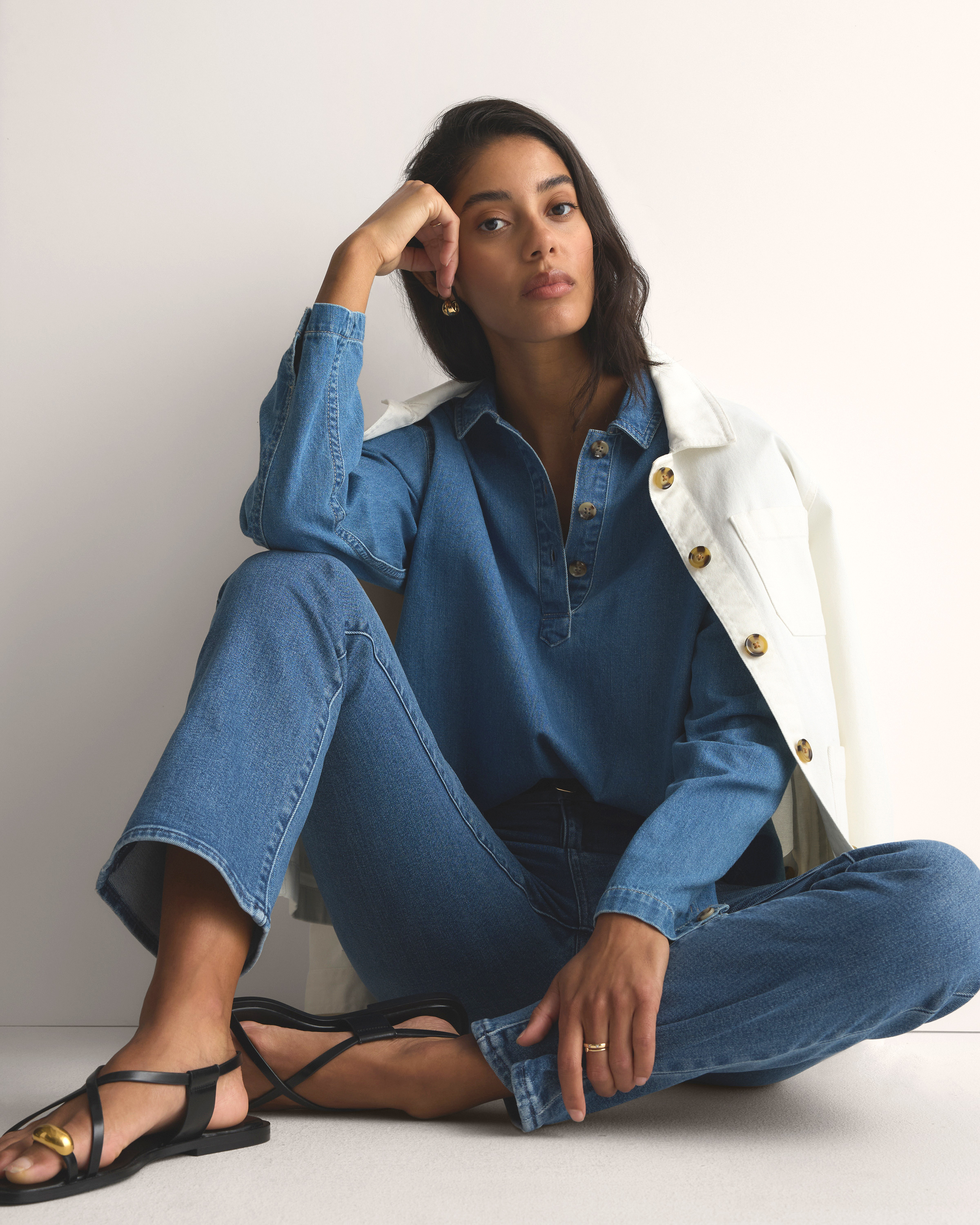 Bella Stretch Kick Flare Jeans — Image 39