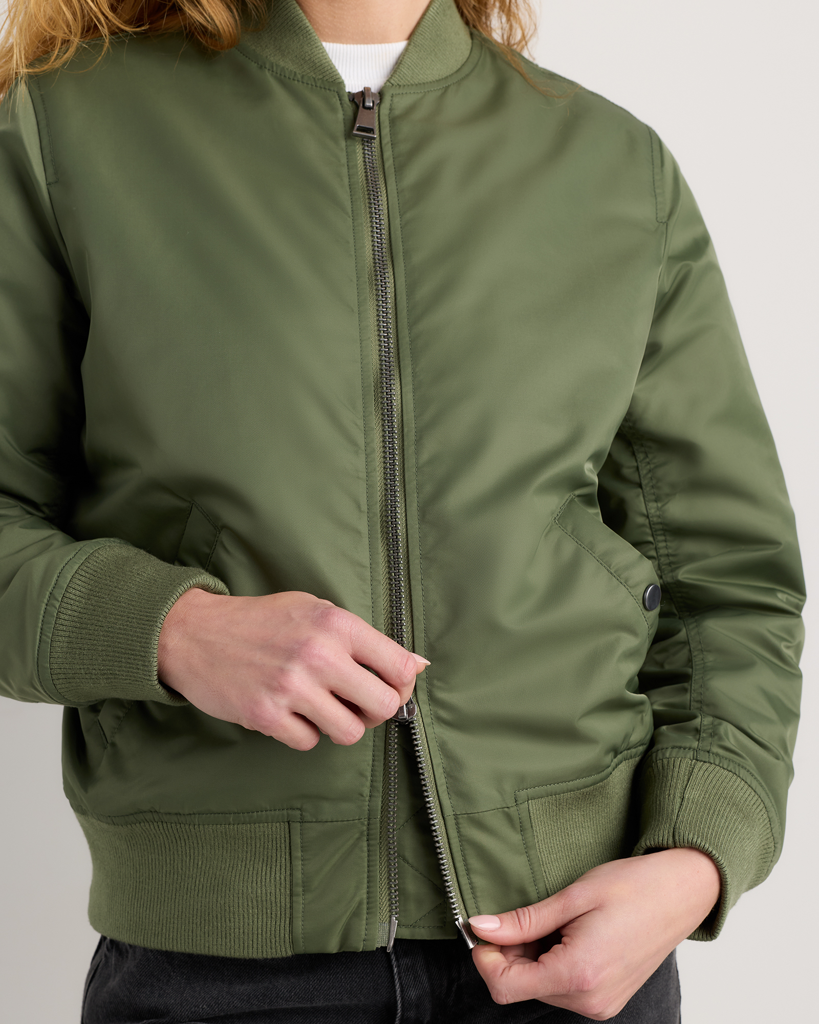 Flight Nylon Bomber Jacket — Image 4