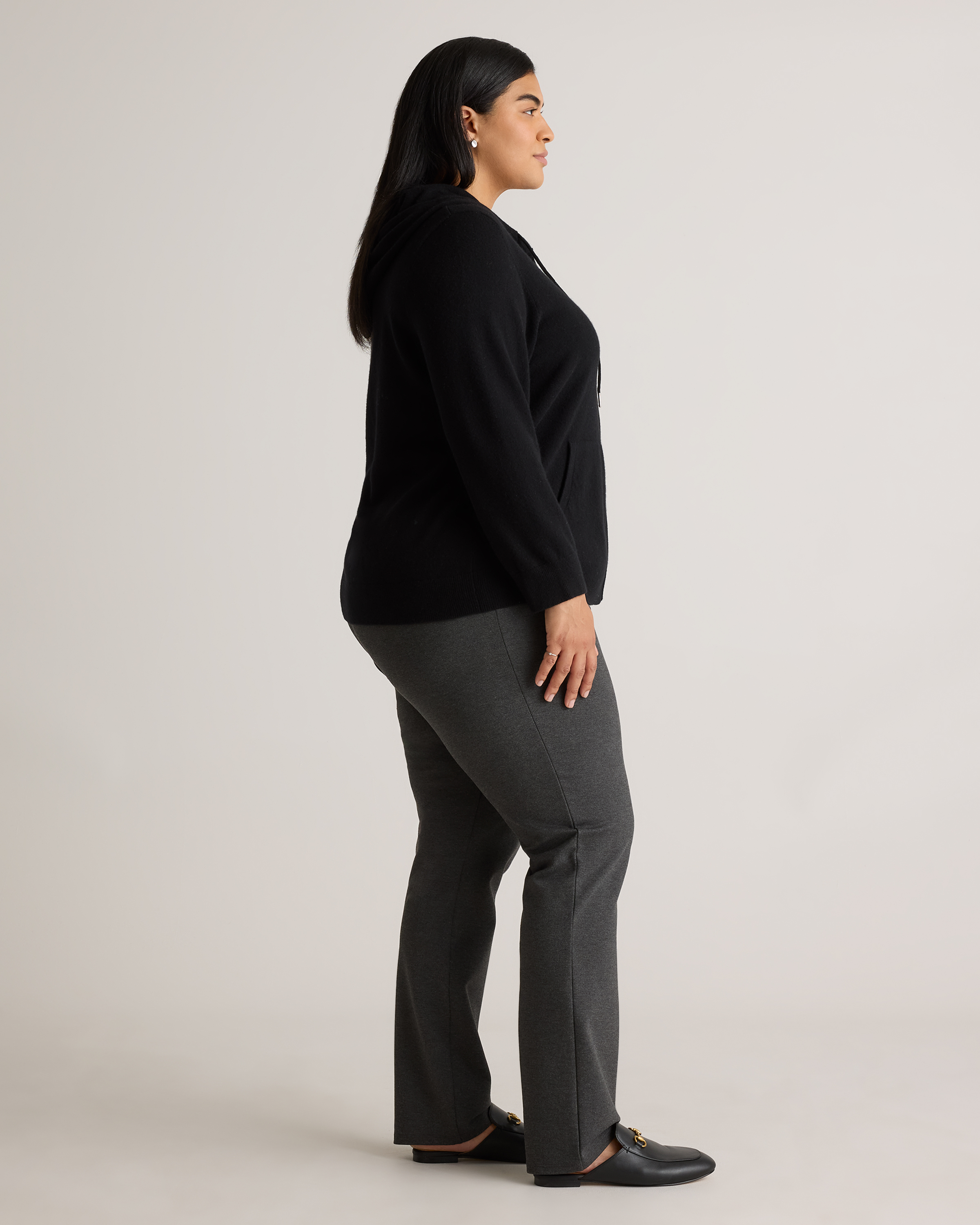 Mongolian Cashmere Full-Zip Hoodie — Image 25