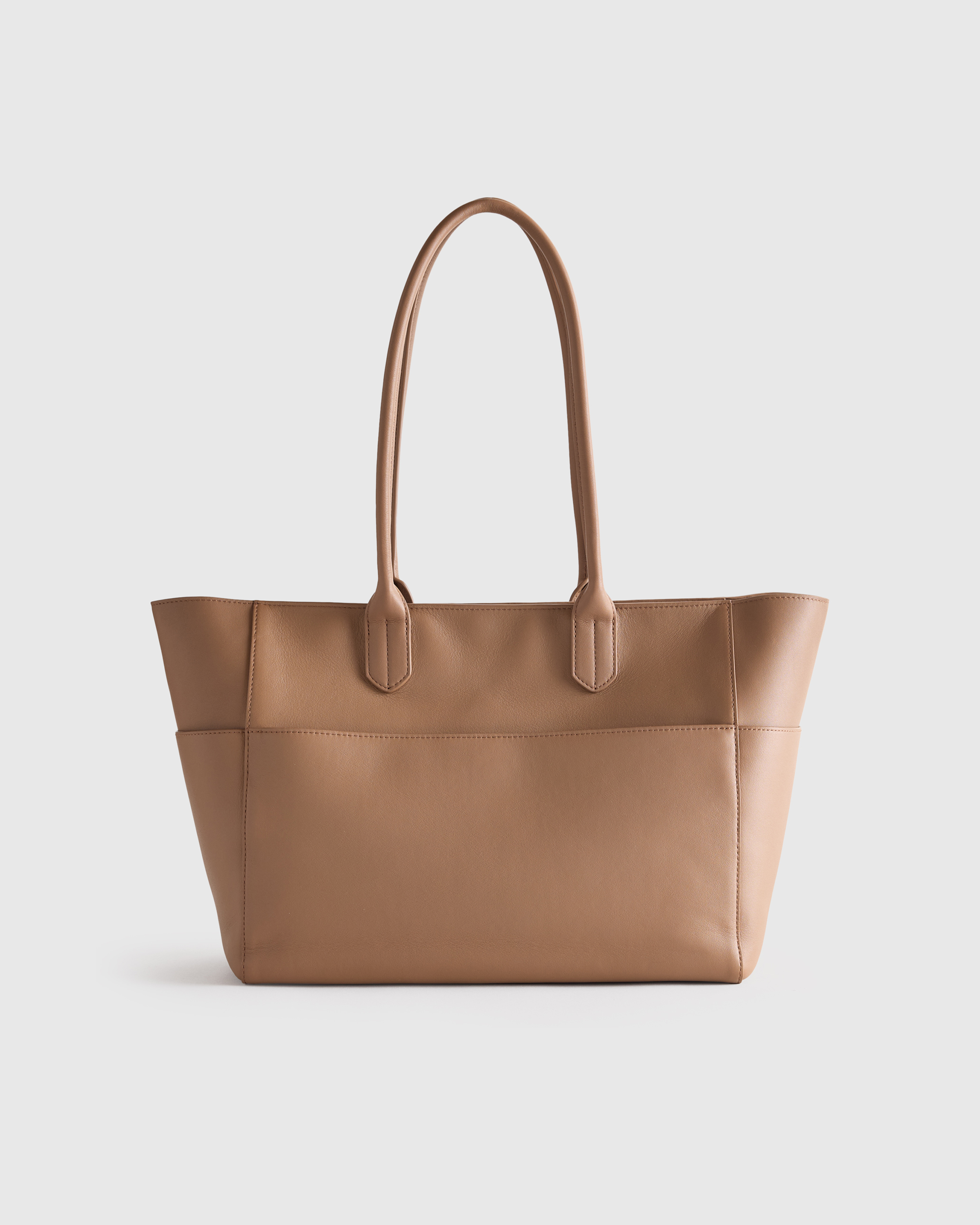 Italian Leather Shopper Tote — Image 16
