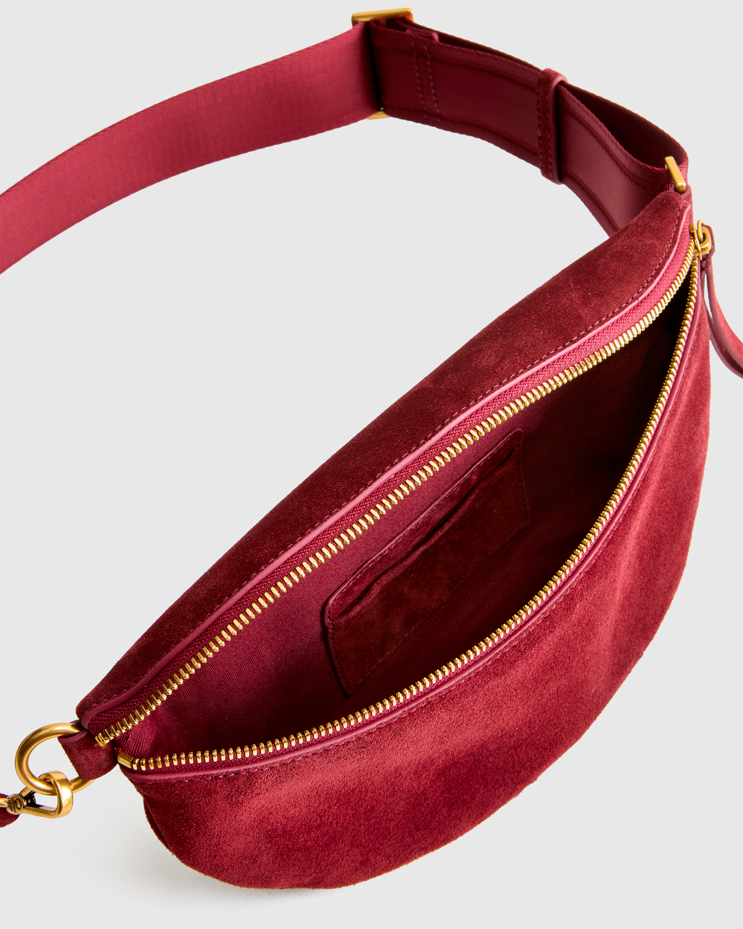 Italian Suede Sling Bag — Image 14