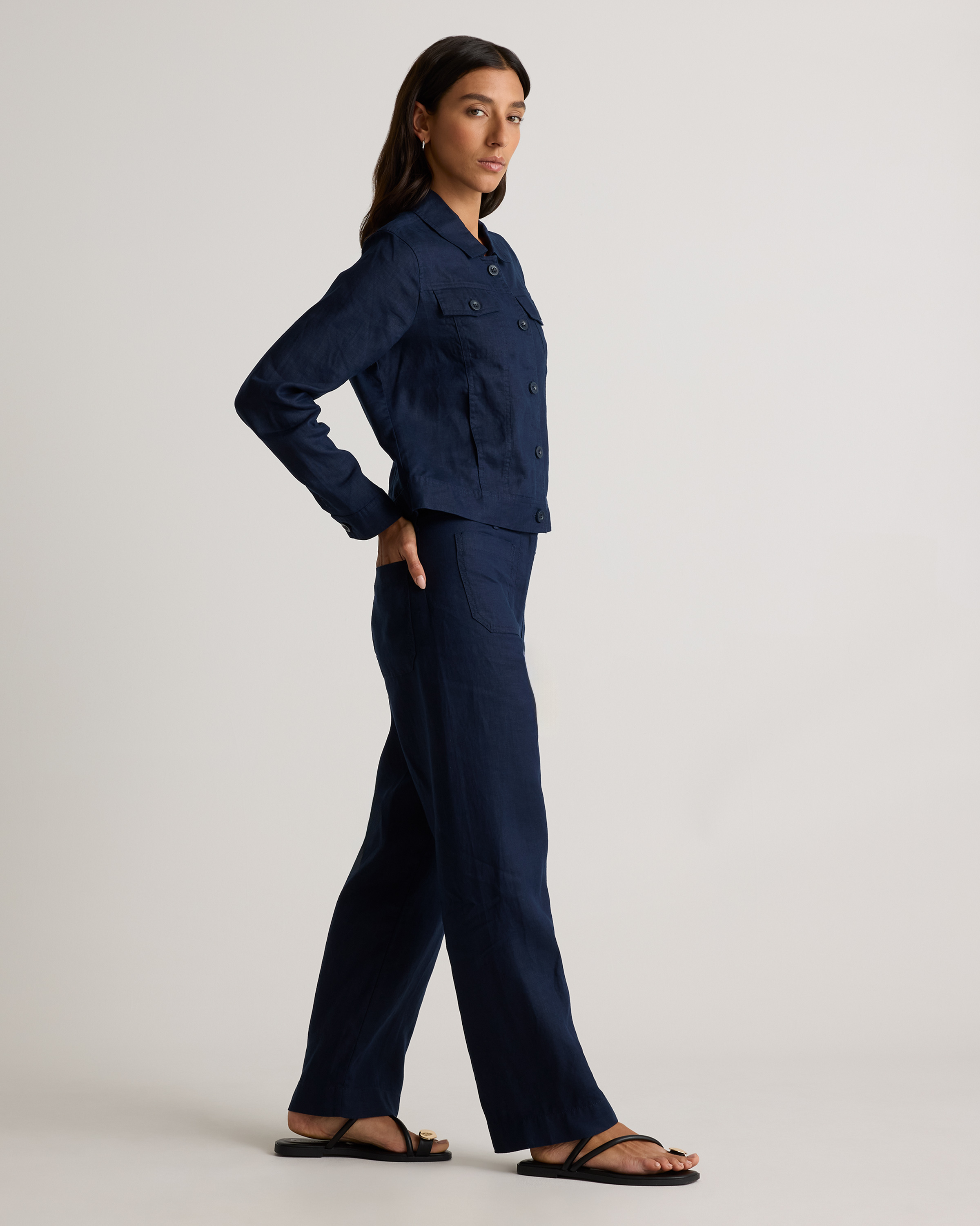 100% European Linen Jacket — Image 20