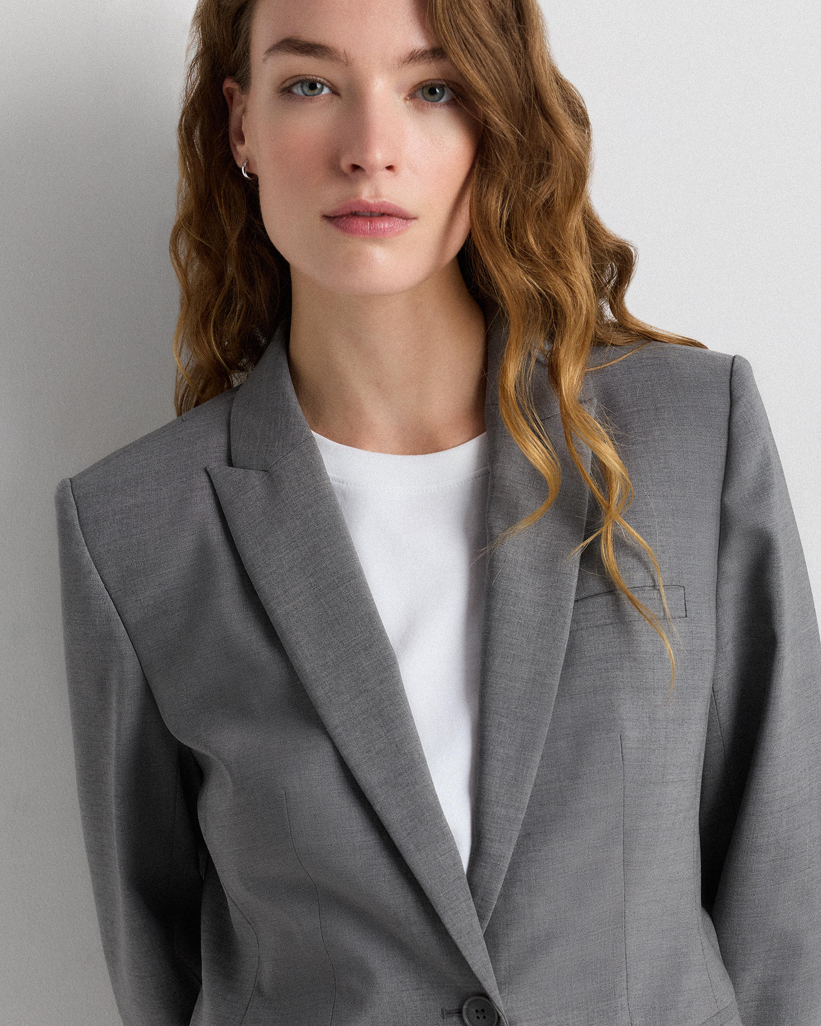Italian Wool Long Blazer — Image 8