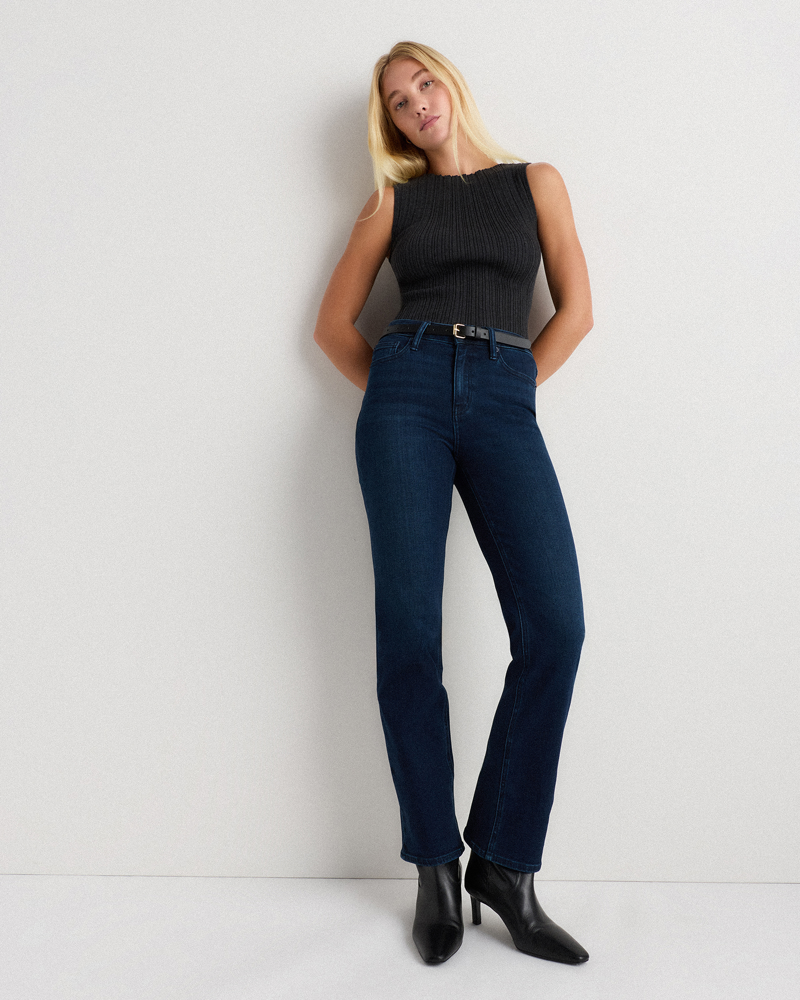 Bella Stretch Straight Jeans — Image 130