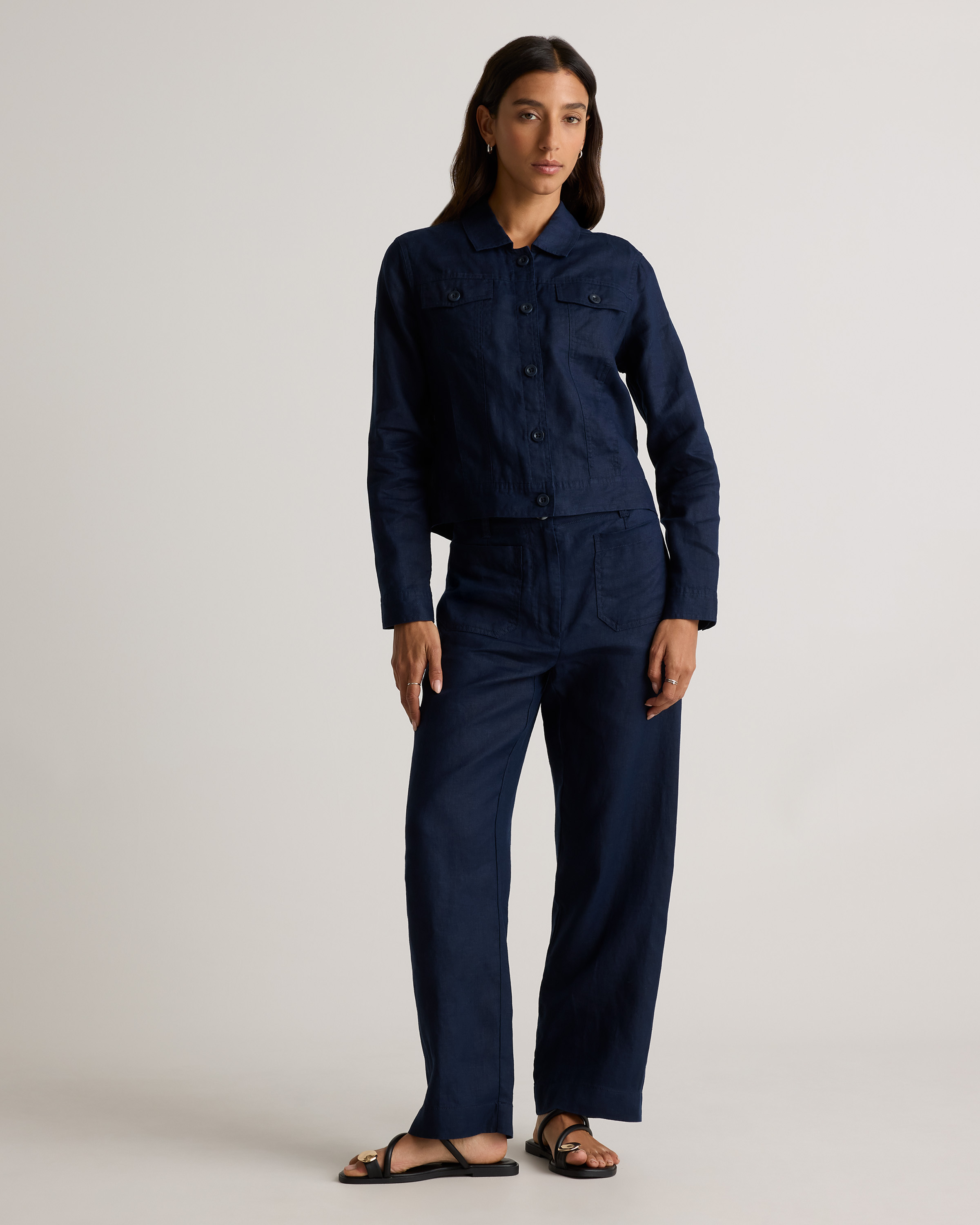 100% European Linen Jacket — Image 23