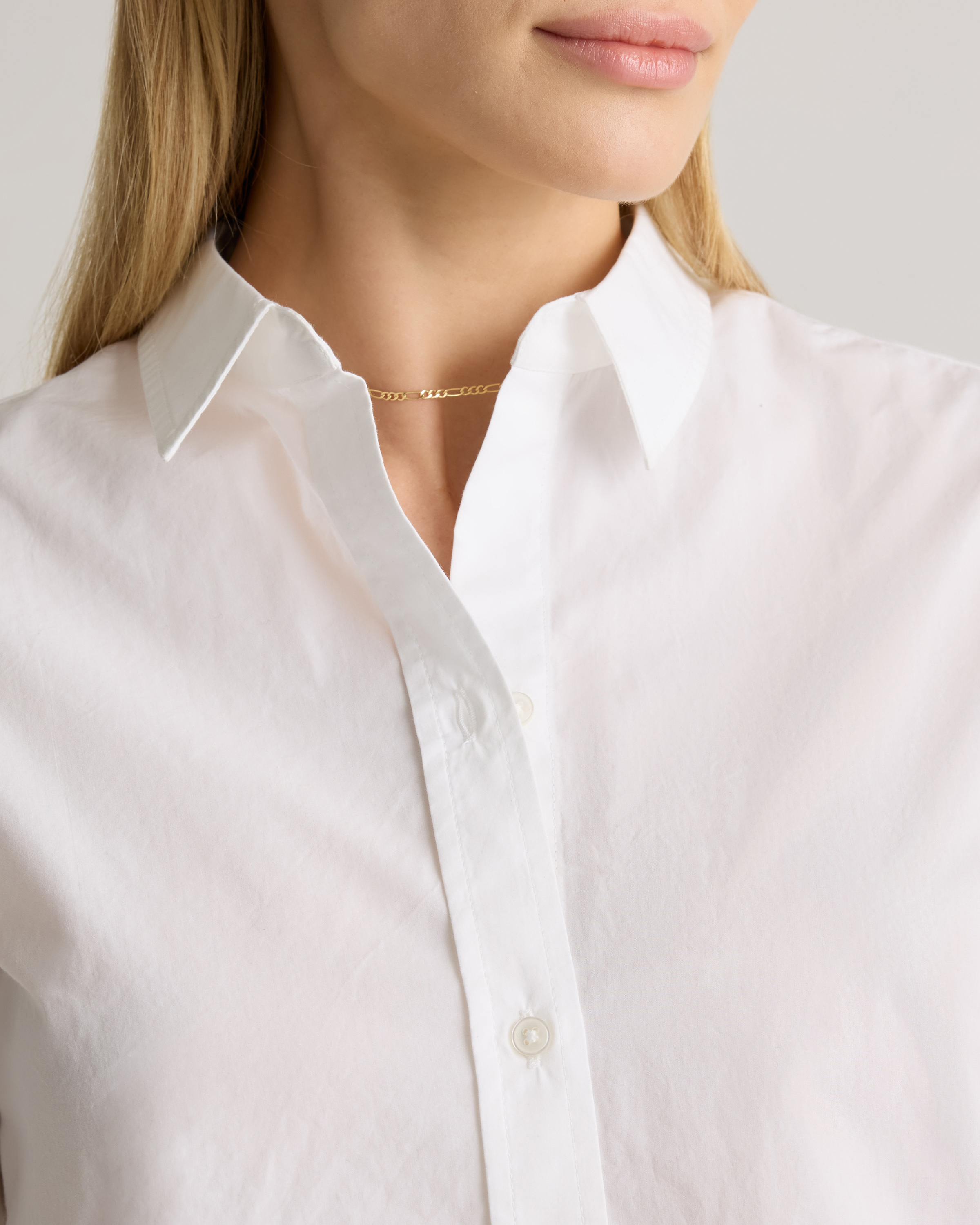 100% Organic Cotton Poplin Long Sleeve Shirt — Image 20