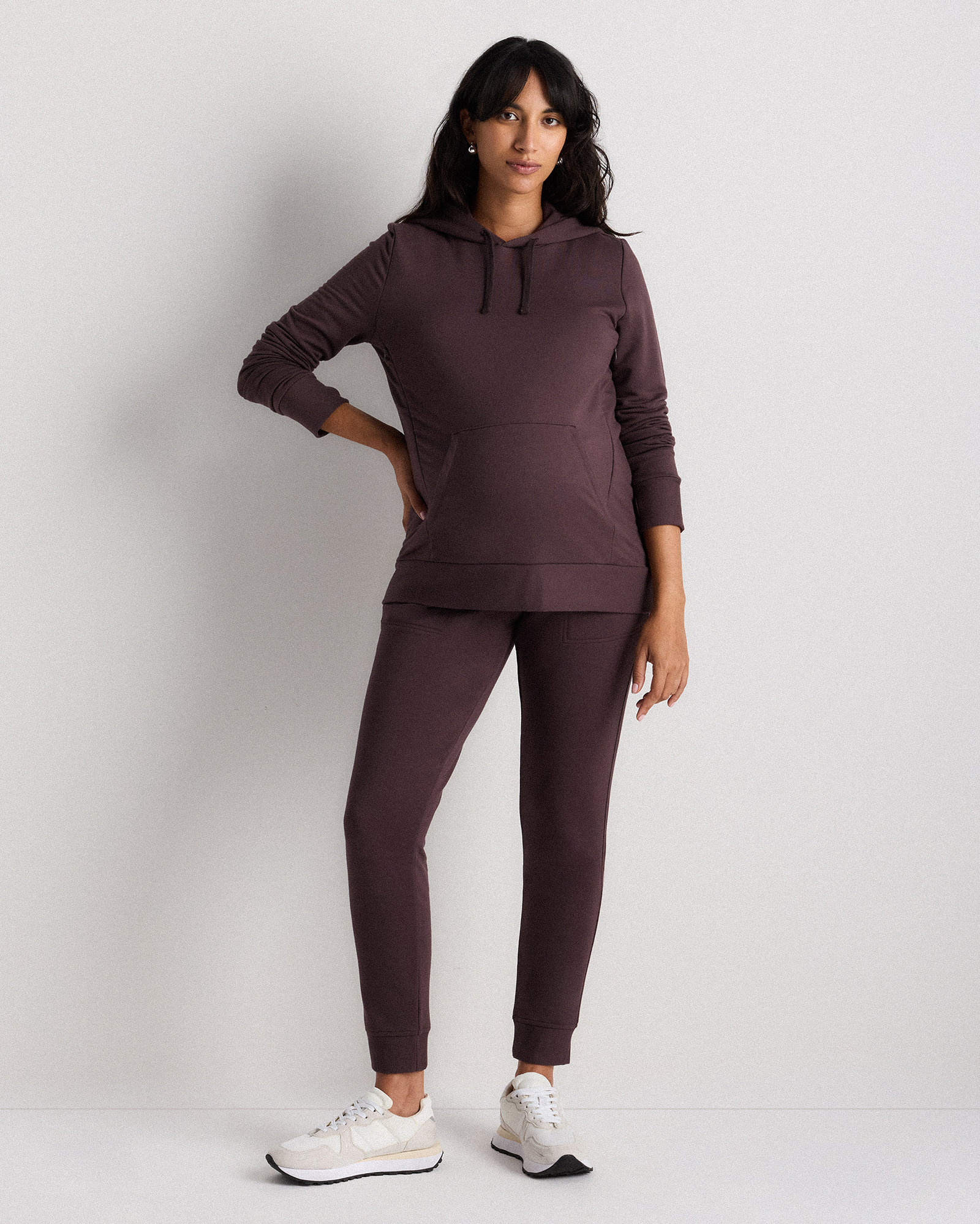 SuperSoft Fleece Maternity & Nursing Hoodie — Image 20