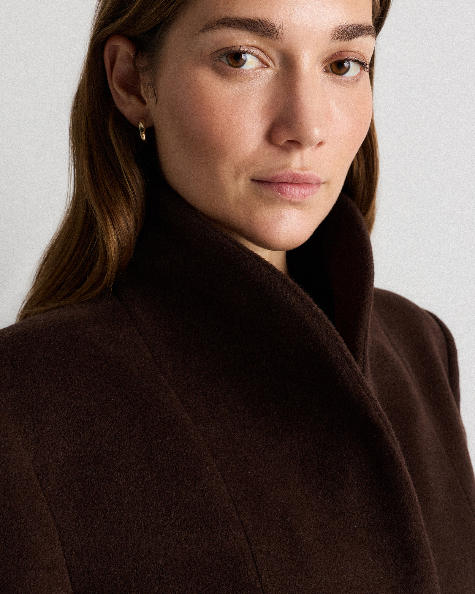 Wool Cashmere Cocoon Coat — Image 7