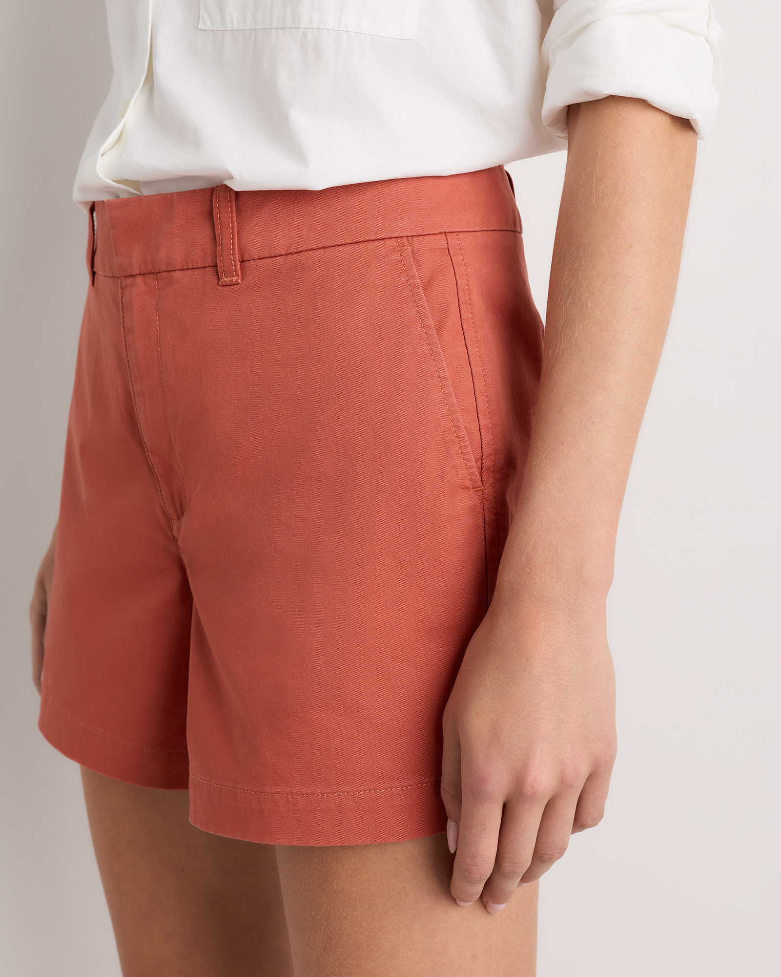 Organic Stretch Cotton Chino Shorts — Image 20