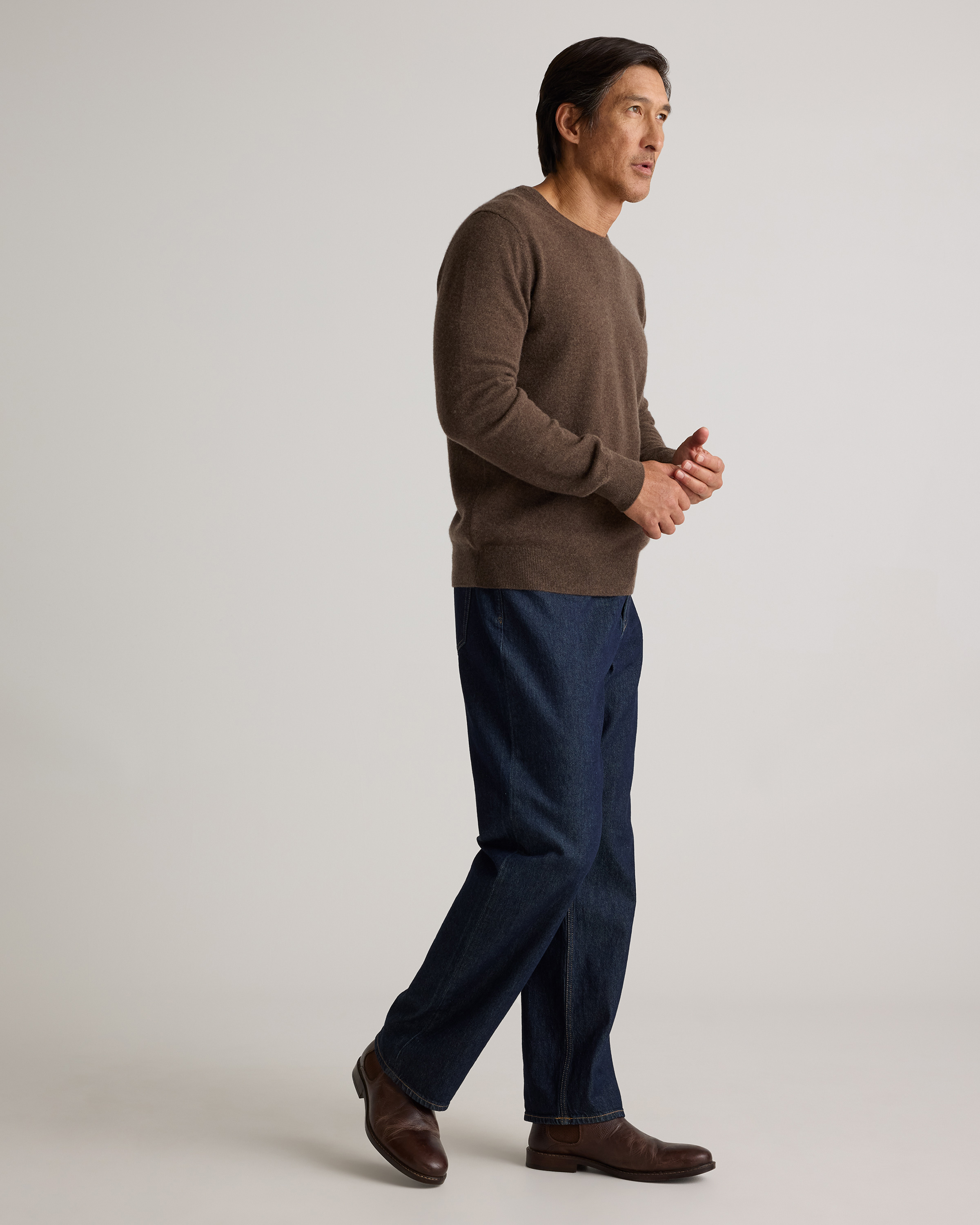 Mongolian Cashmere Crewneck Sweater — Image 34