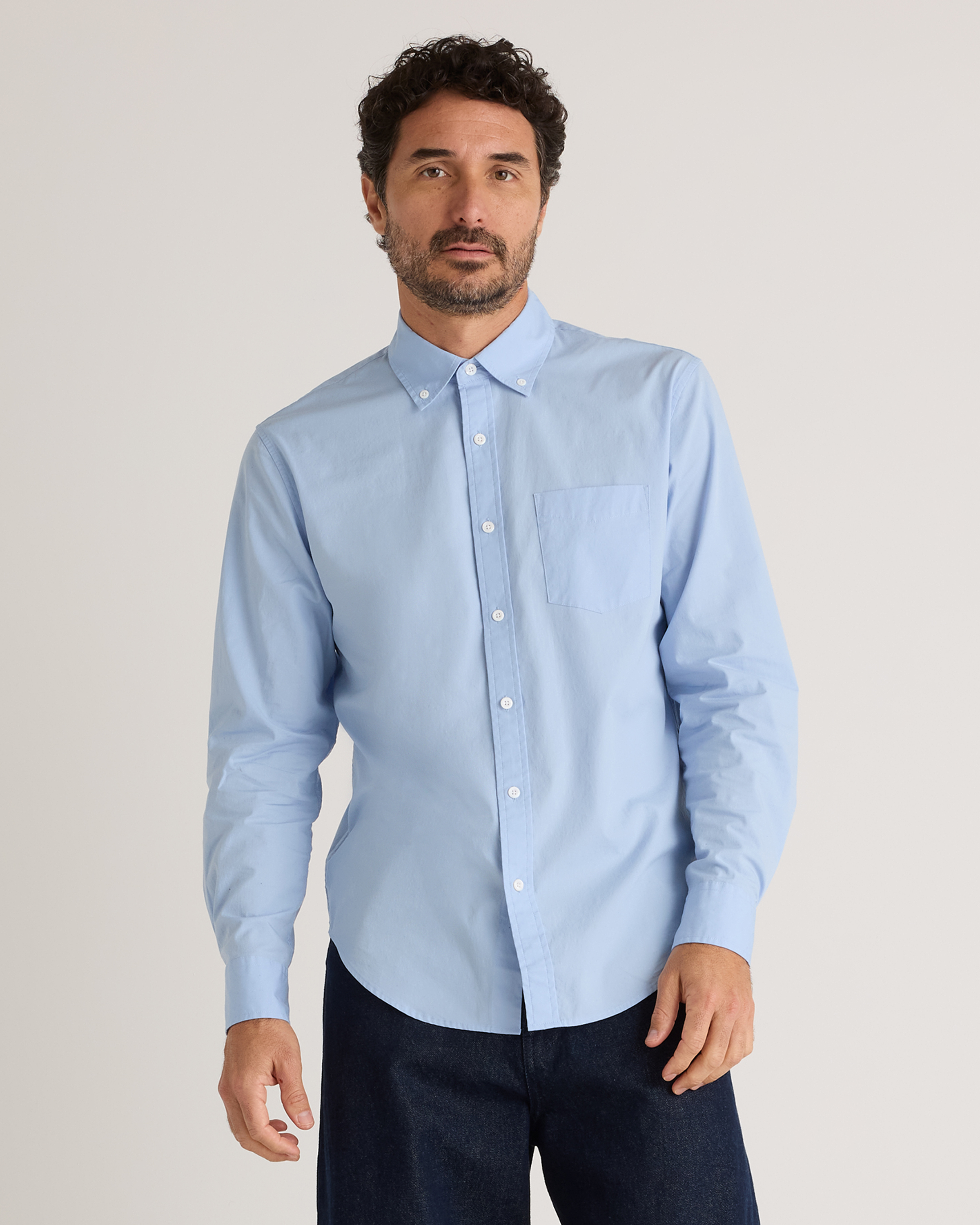 Organic Cotton Stretch Poplin Shirt — Image 13
