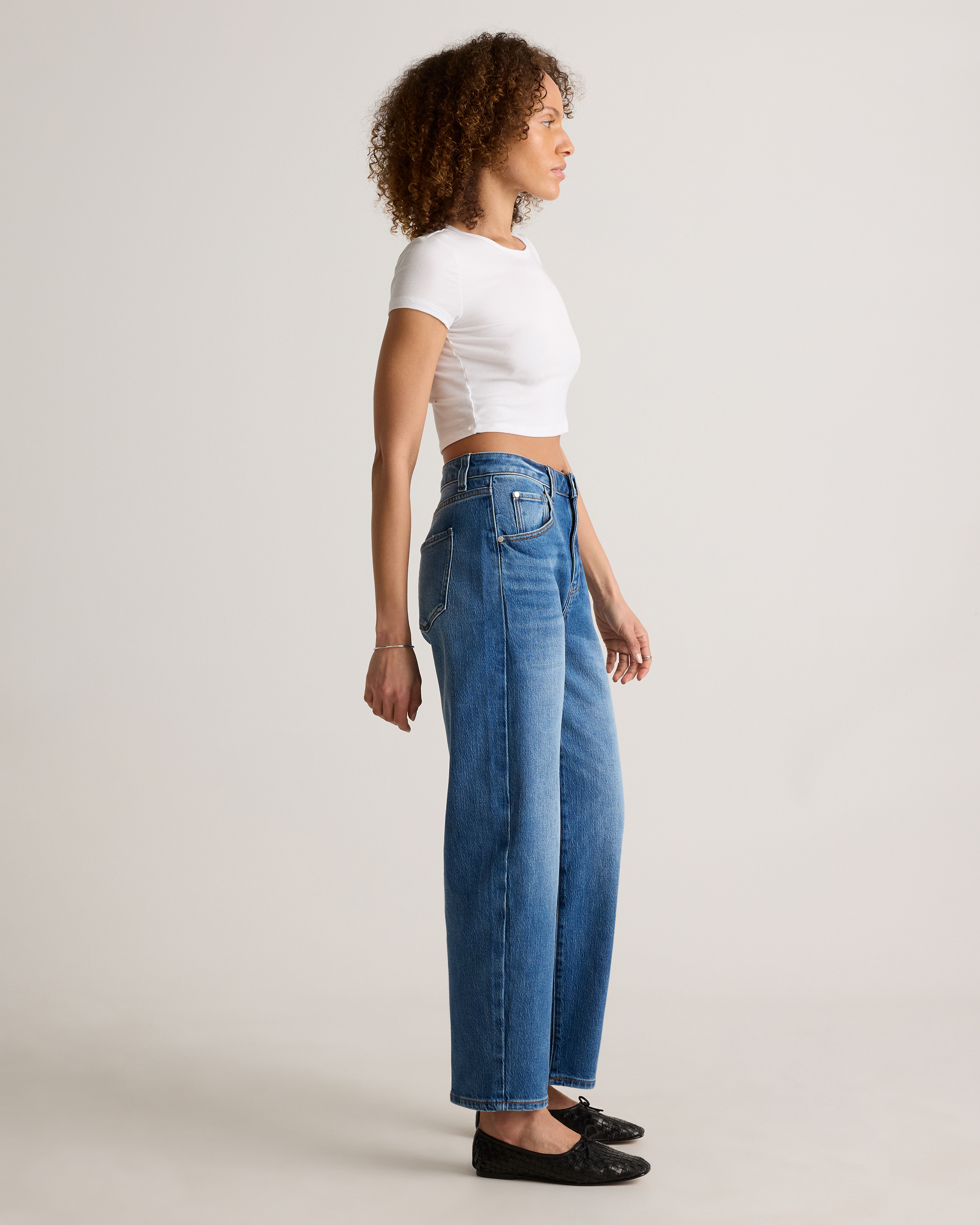 Bella Stretch Barrel Jeans — Image 8