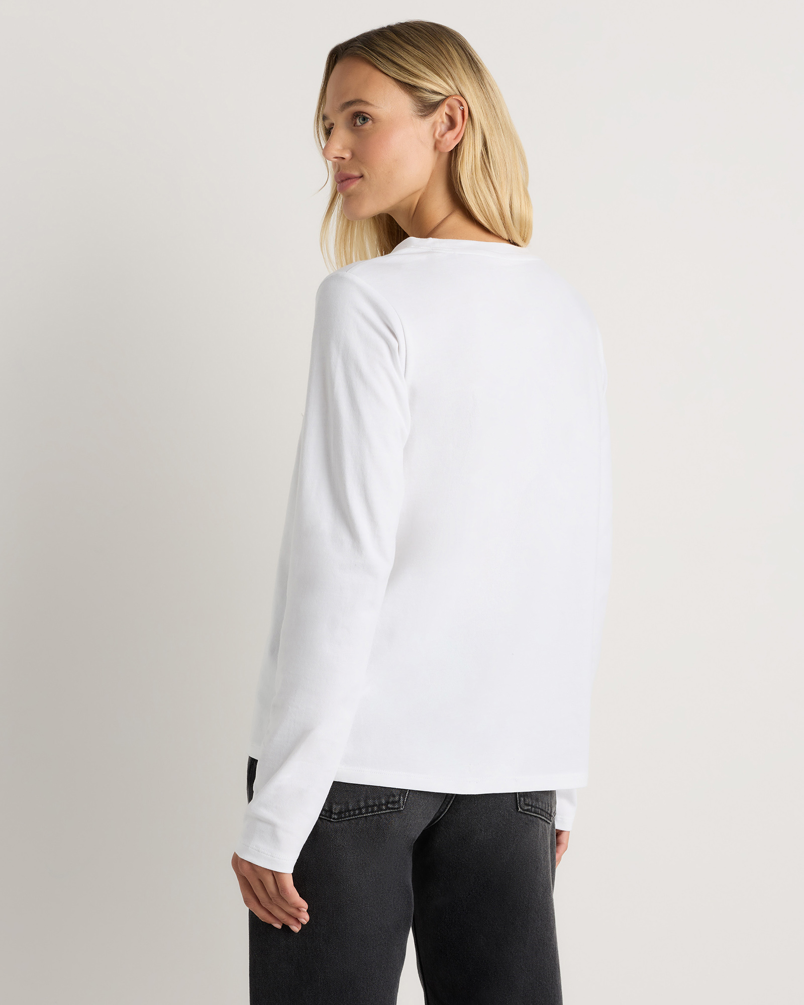 100% Organic Cotton Long Sleeve Swing Tee — Image 15