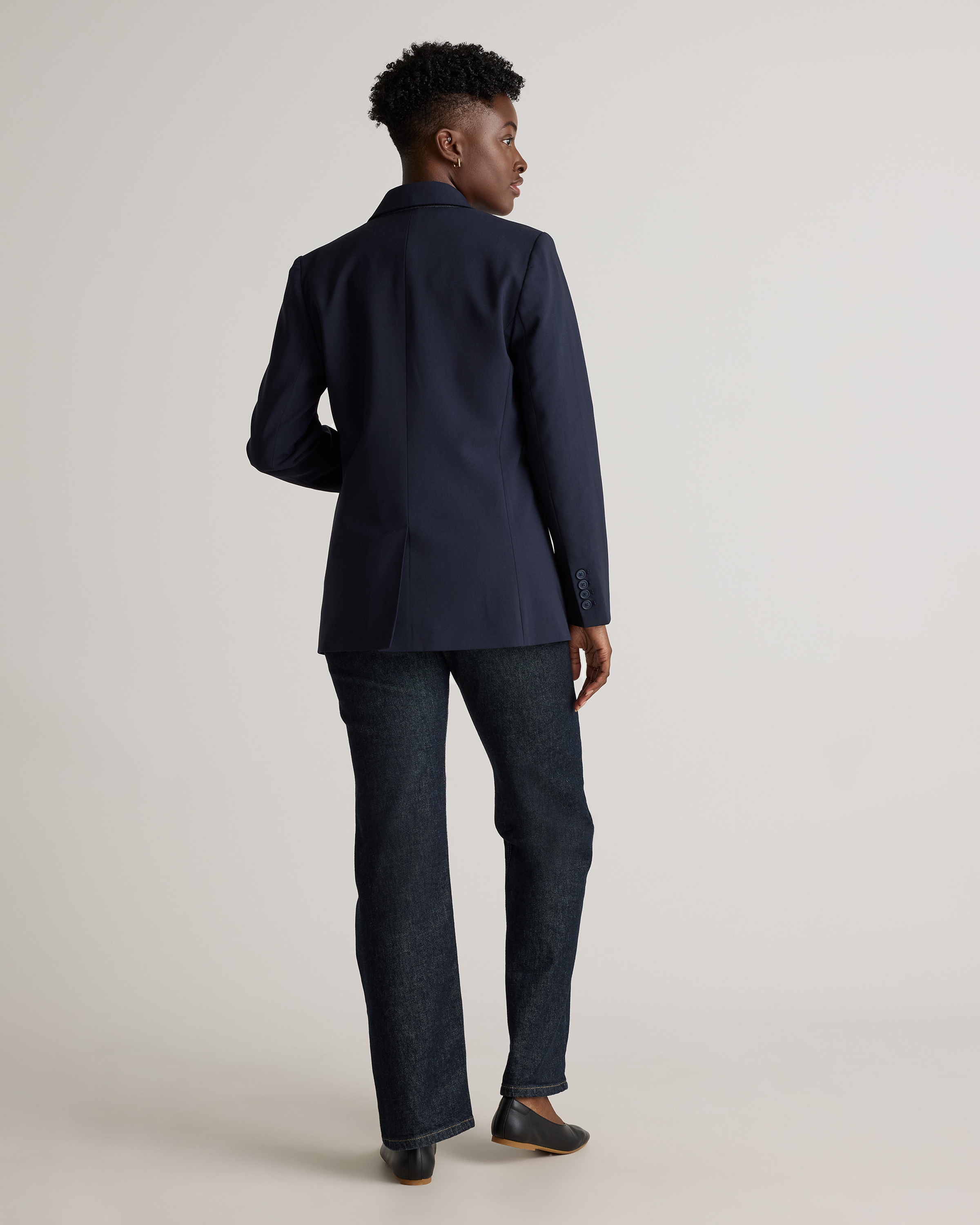 Italian Wool Long Blazer — Image 23