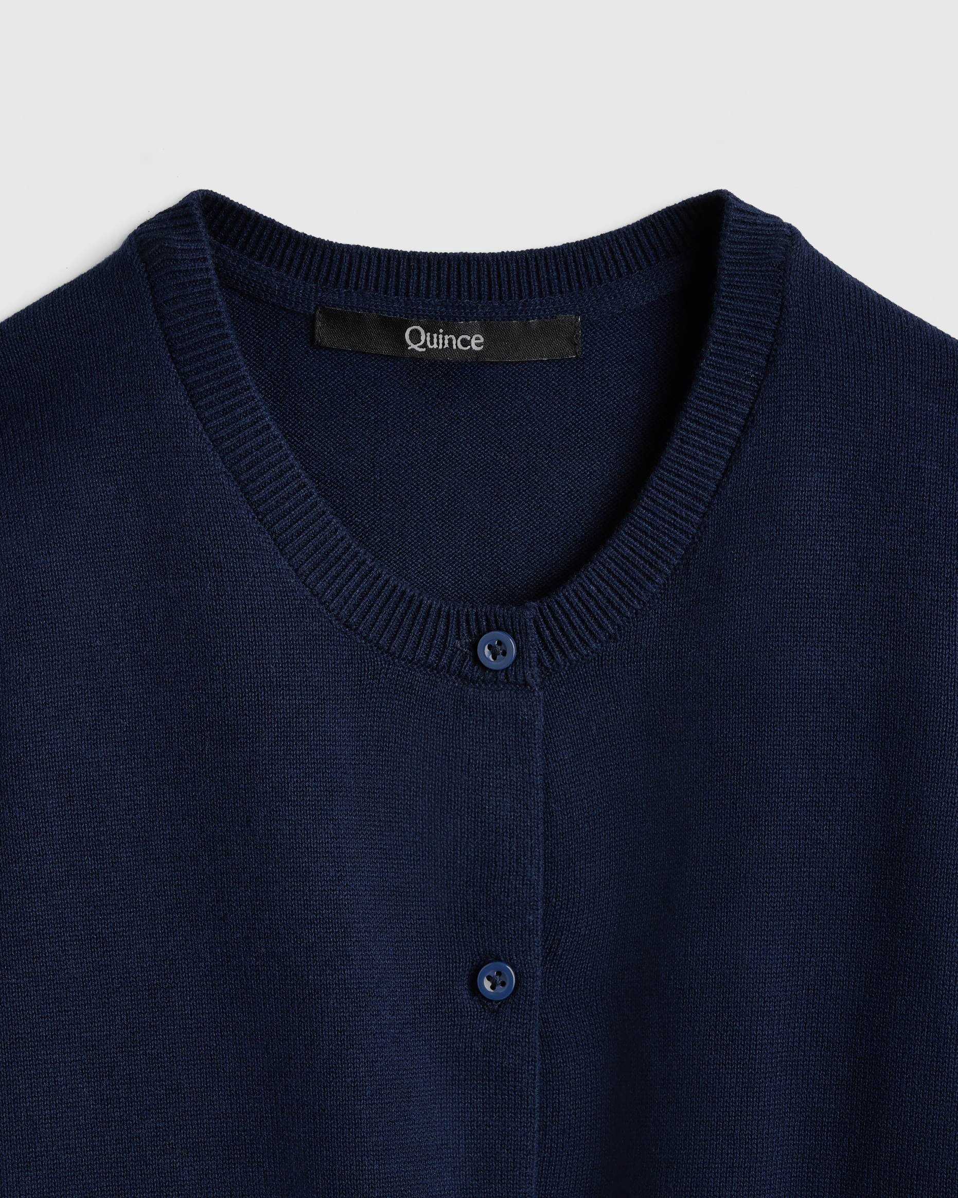 100% Organic Cotton Crewneck Cardigan — Image 7
