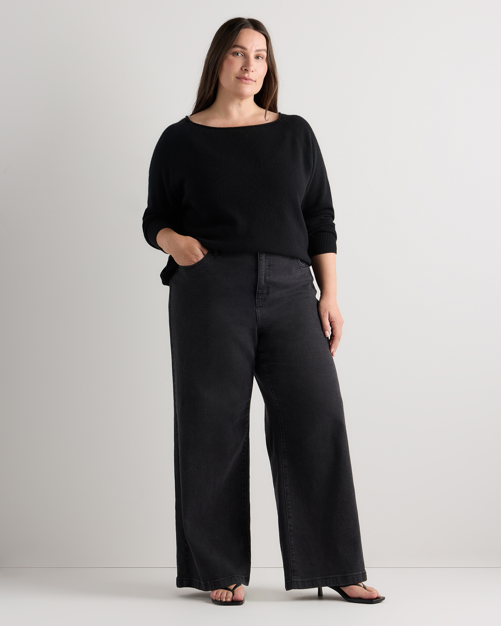 Mongolian Cashmere Boatneck Sweater — Image 21