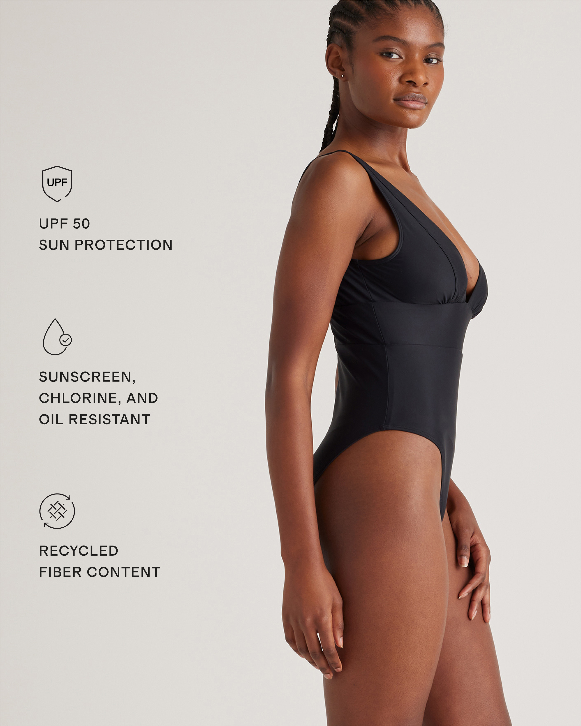 Italian Plunge One-Piece Swimsuit — Image 31