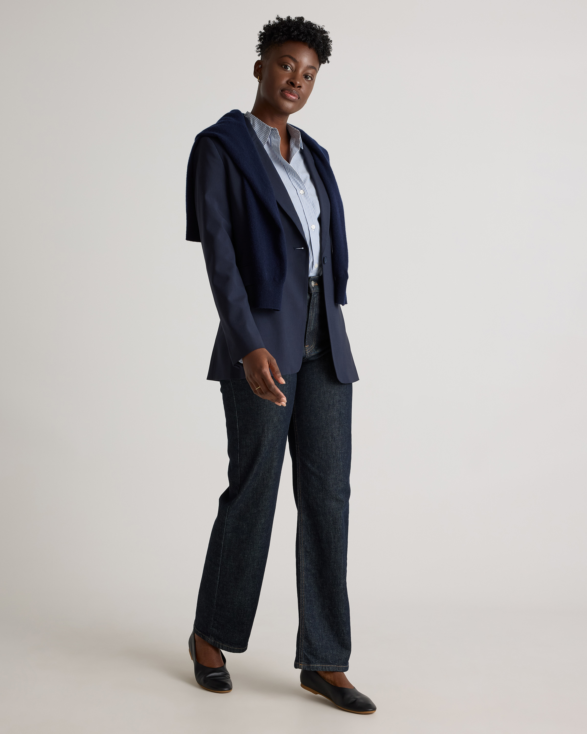 Italian Wool Long Blazer — Image 17