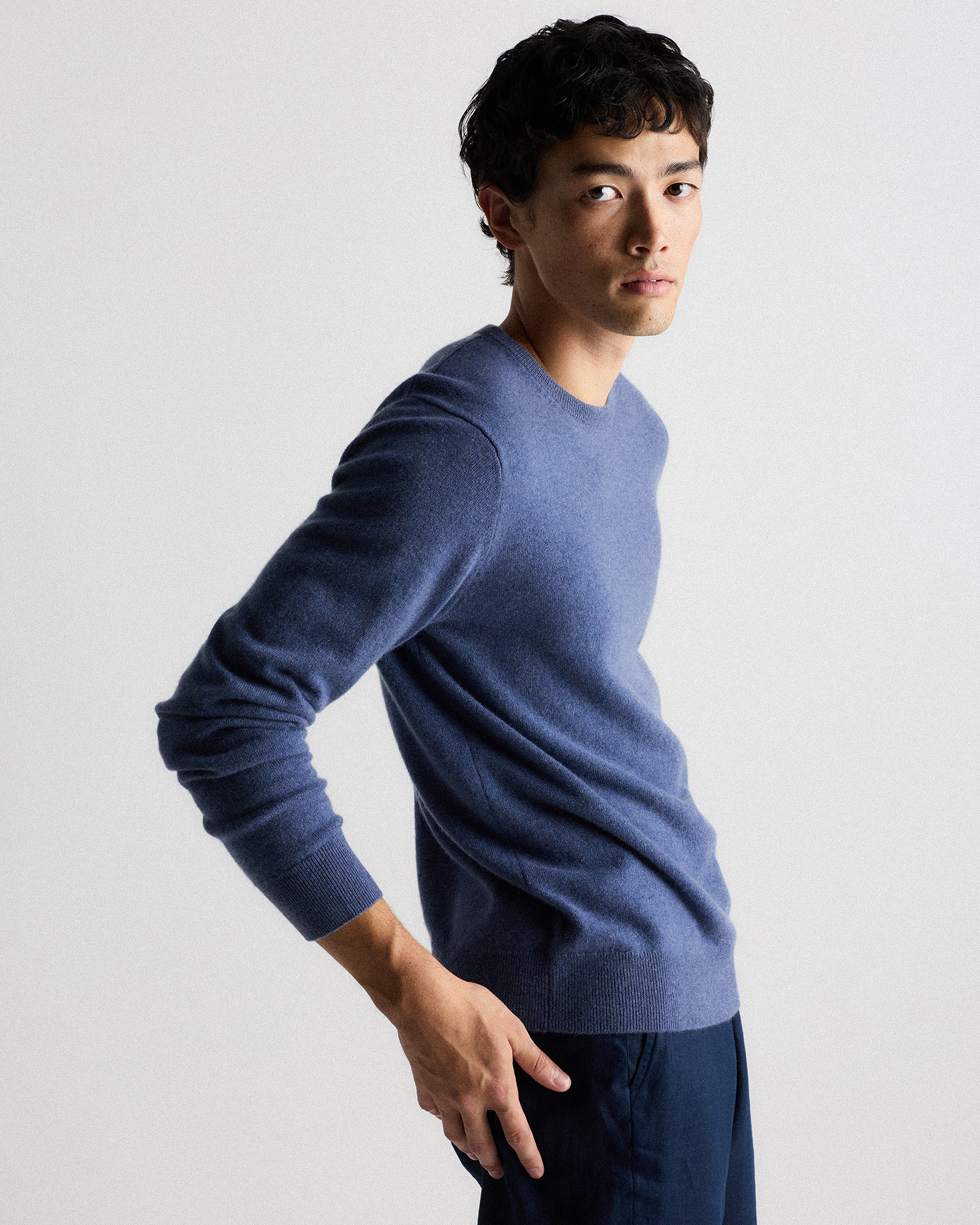 Mongolian Cashmere Crewneck Sweater — Image 31