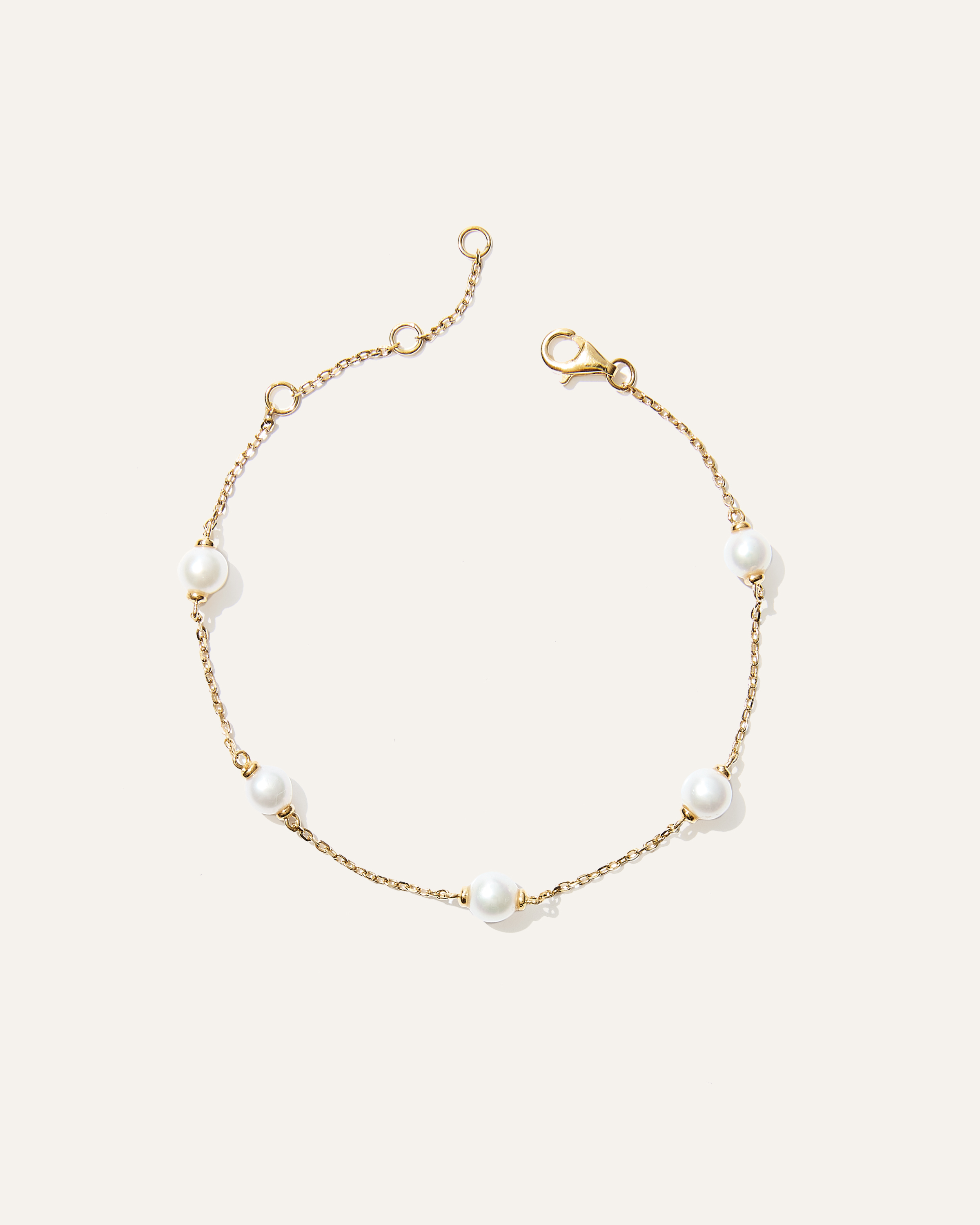 Freshwater Cultured Pearl Station Bracelet — Image 3