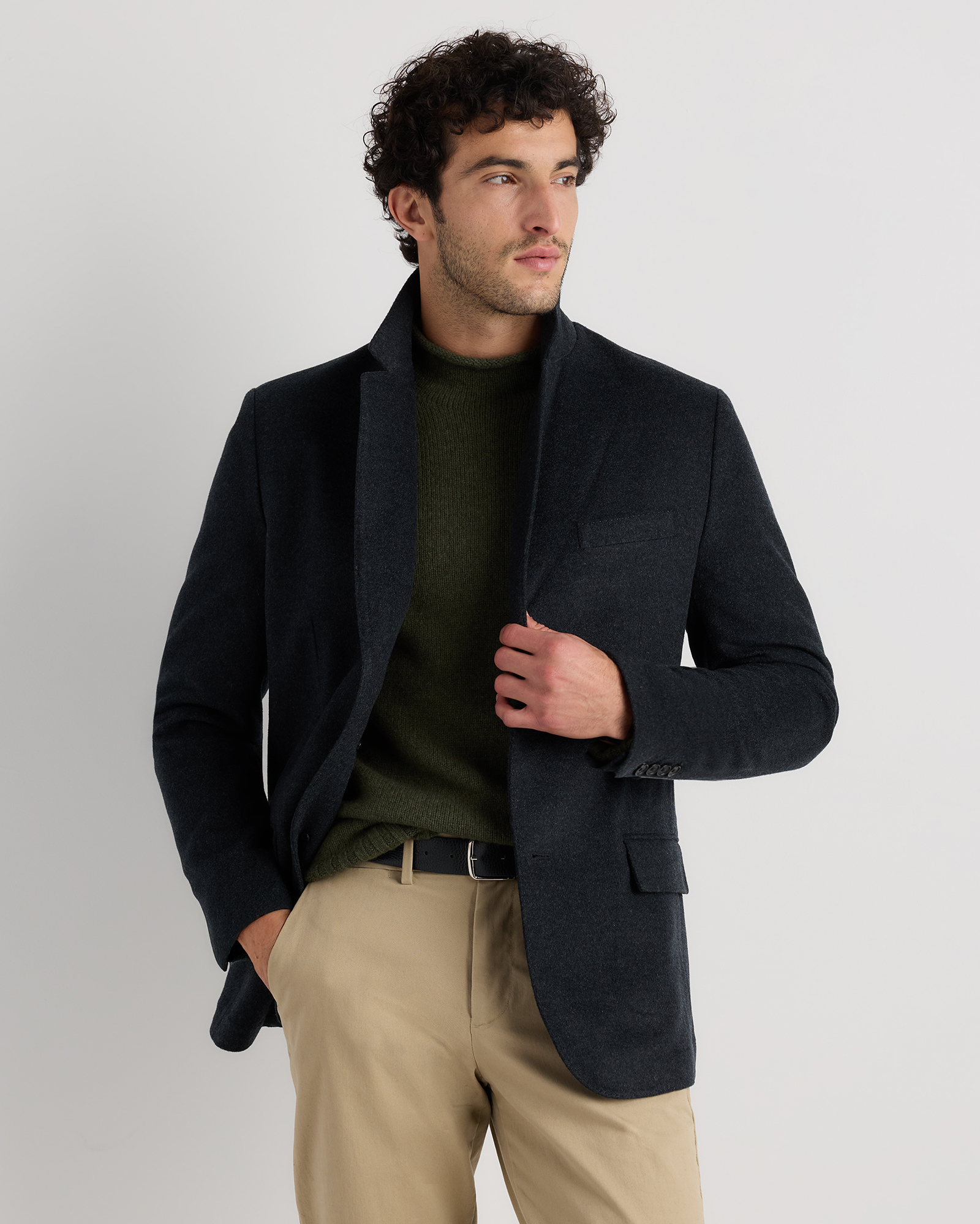 100% Mongolian Cashmere Blazer — Image 18